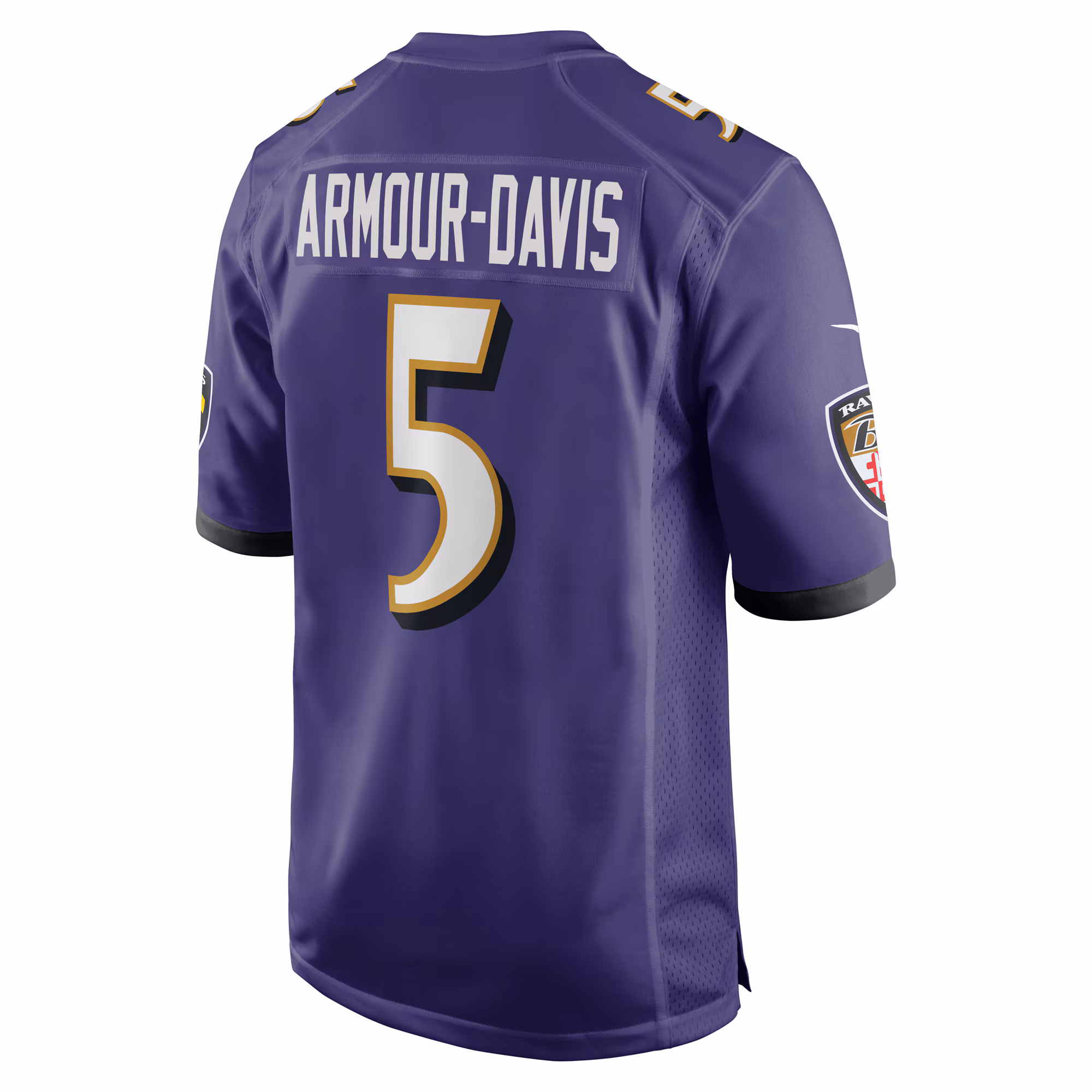 Jalyn Armour-Davis Baltimore Ravens Game Player Jersey - Purple