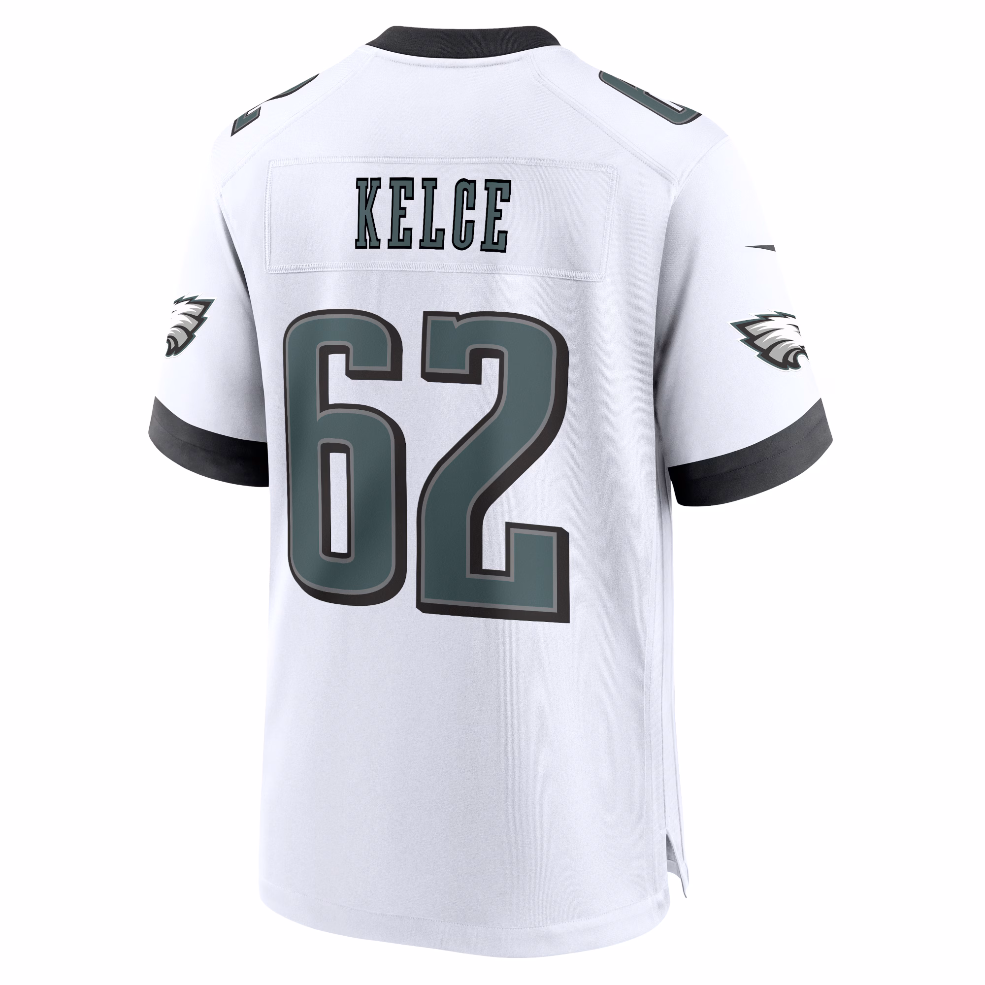 Jason Kelce Philadelphia Eagles #62 White Game Jersey - White