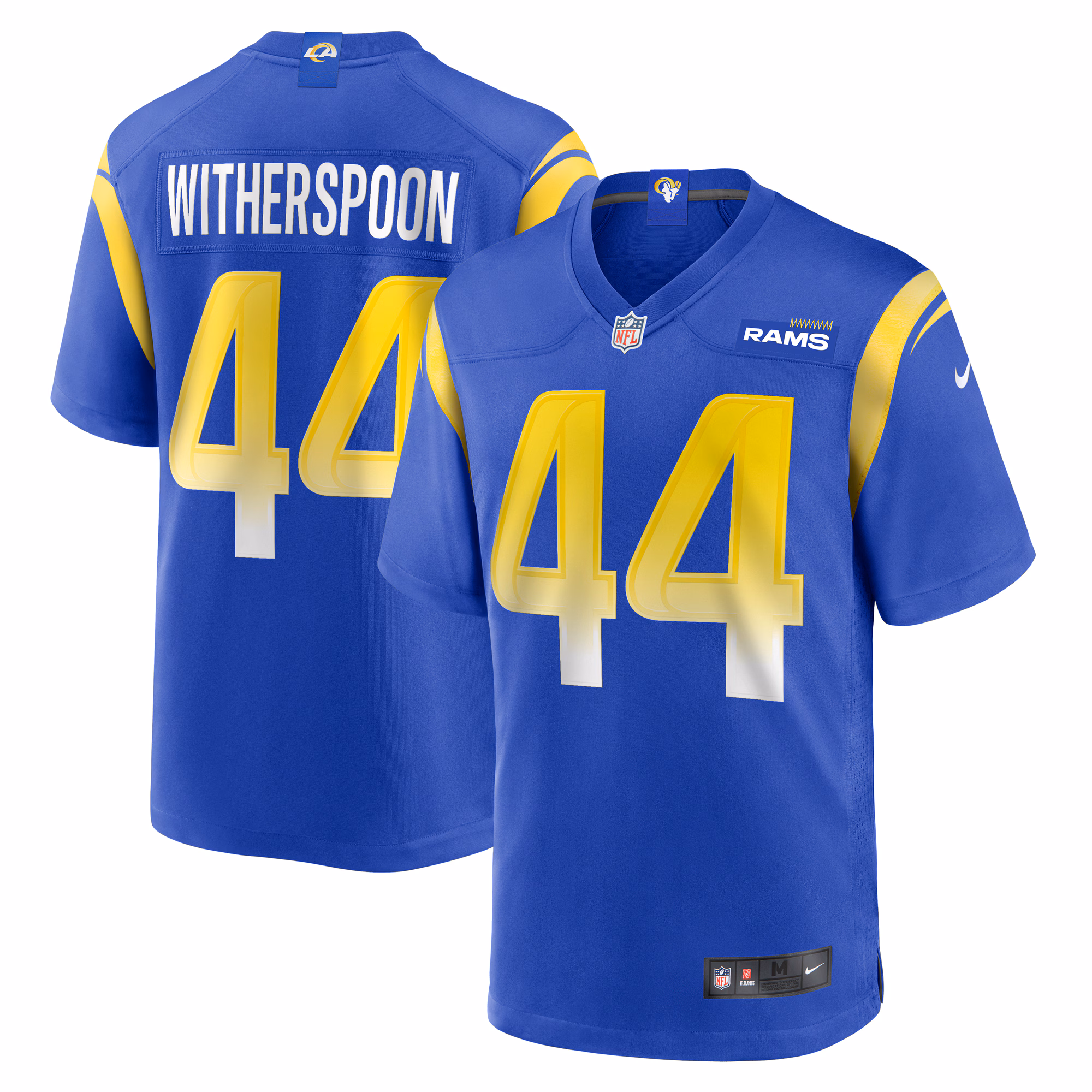 Ahkello Witherspoon Los Angeles Rams  Game Jersey -  Royal