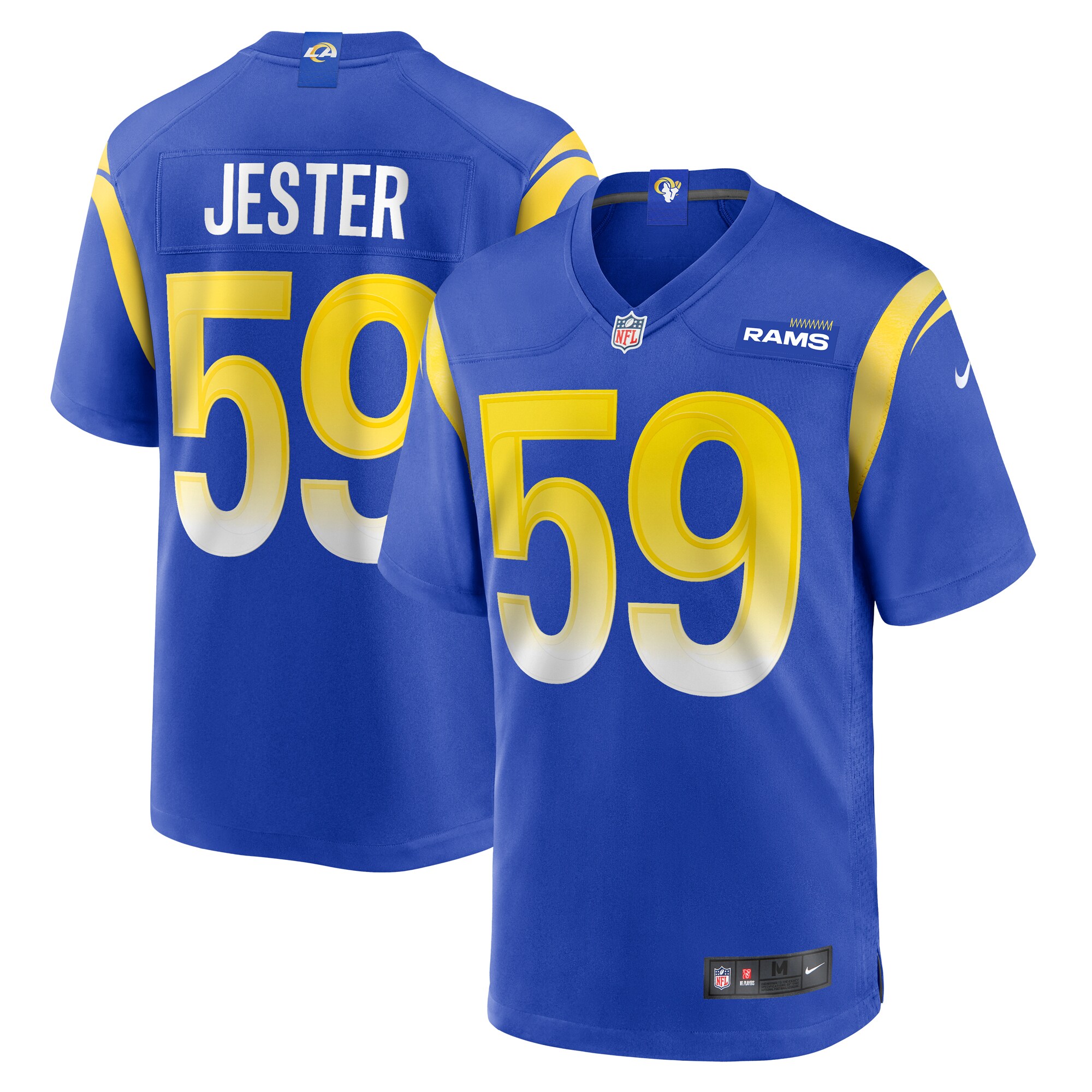 Matthew Jester Los Angeles Rams  Home Game Jersey - Royal