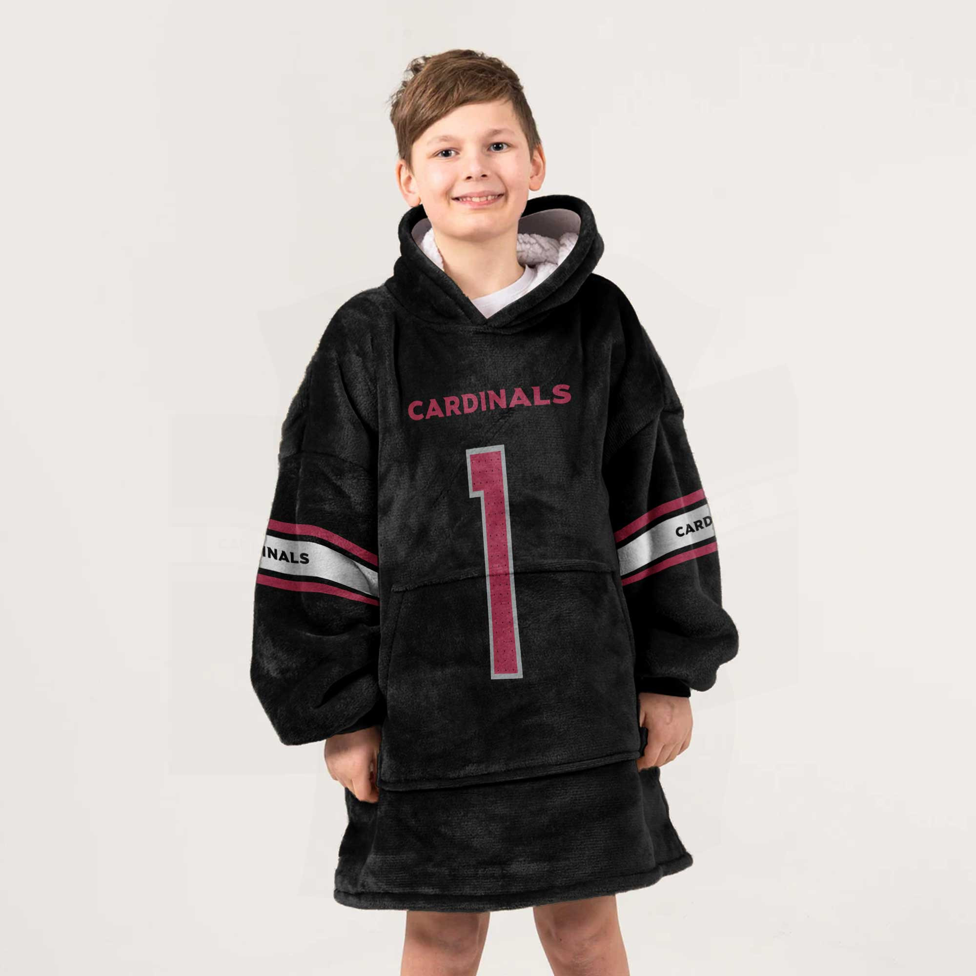 Adult 1 Arizona Cardinals Football Unisex Blanket Hoodie