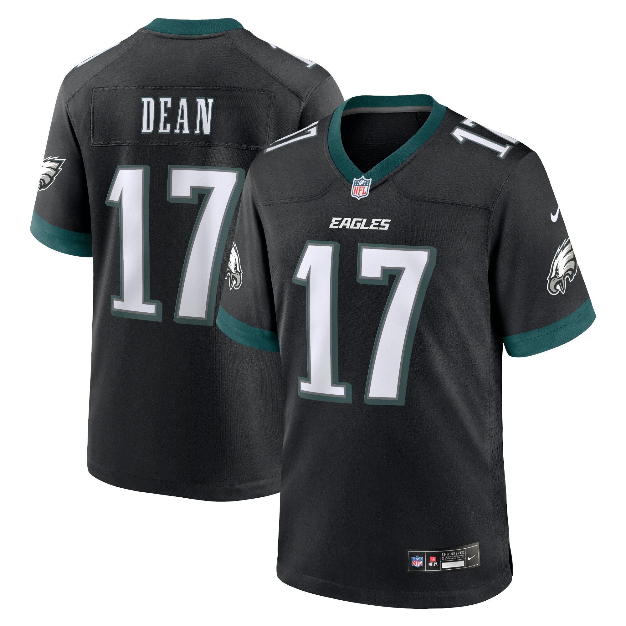 Nakobe Dean Philadelphia Eagles White Game Jersey - White