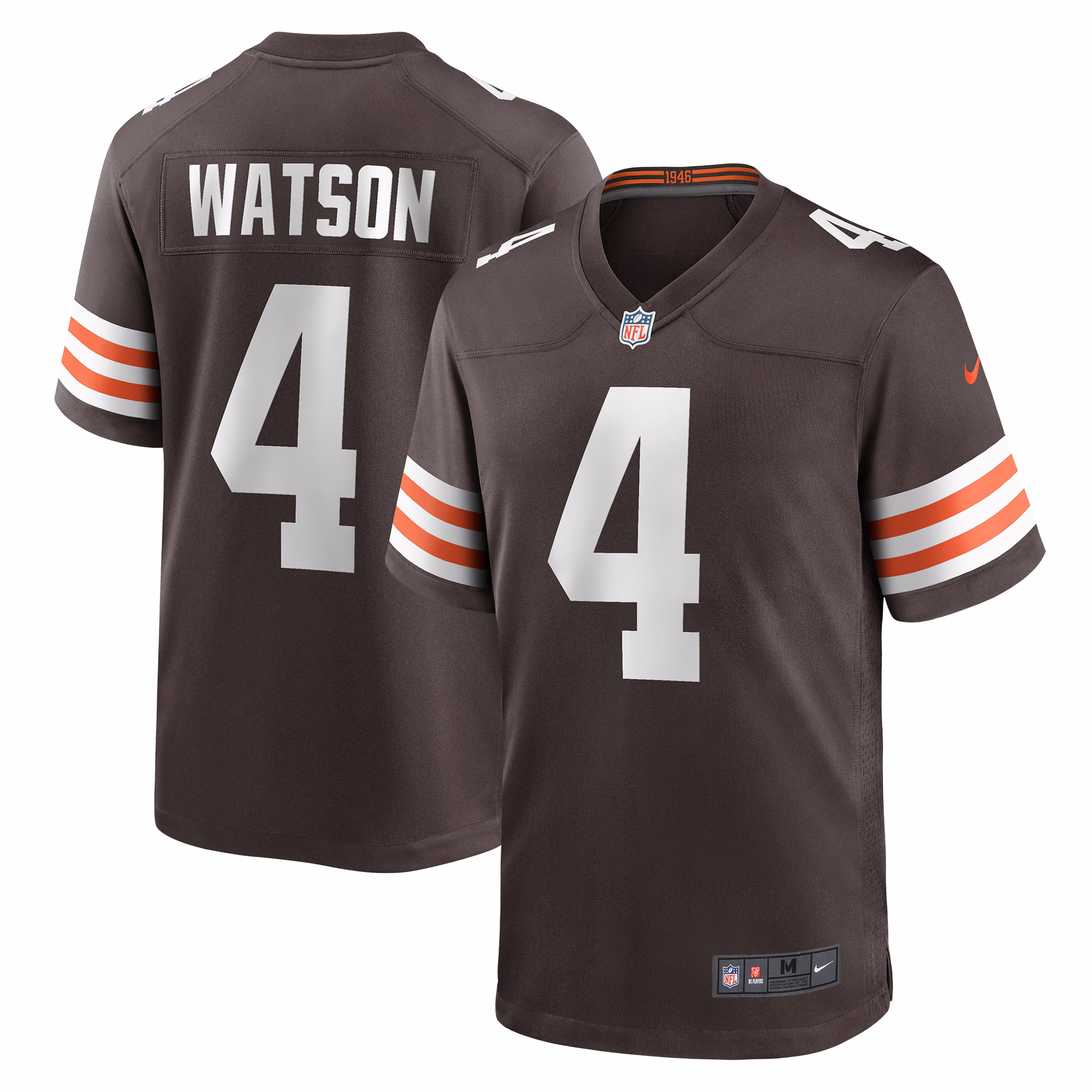 Deshaun Watson Cleveland Browns Game Jersey - White