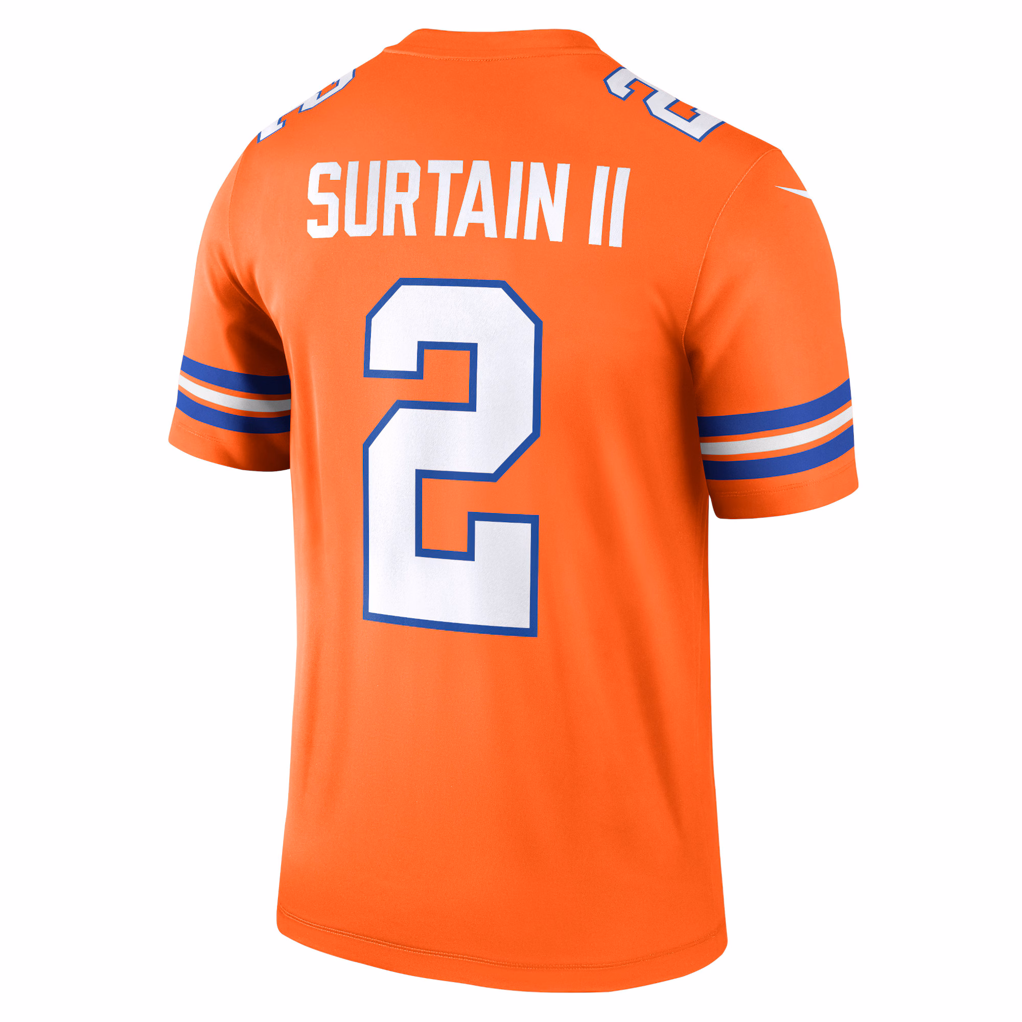Patrick Surtain II Denver Broncos Mile High Collection 1977 Throwback Player Legend Jersey - Orange