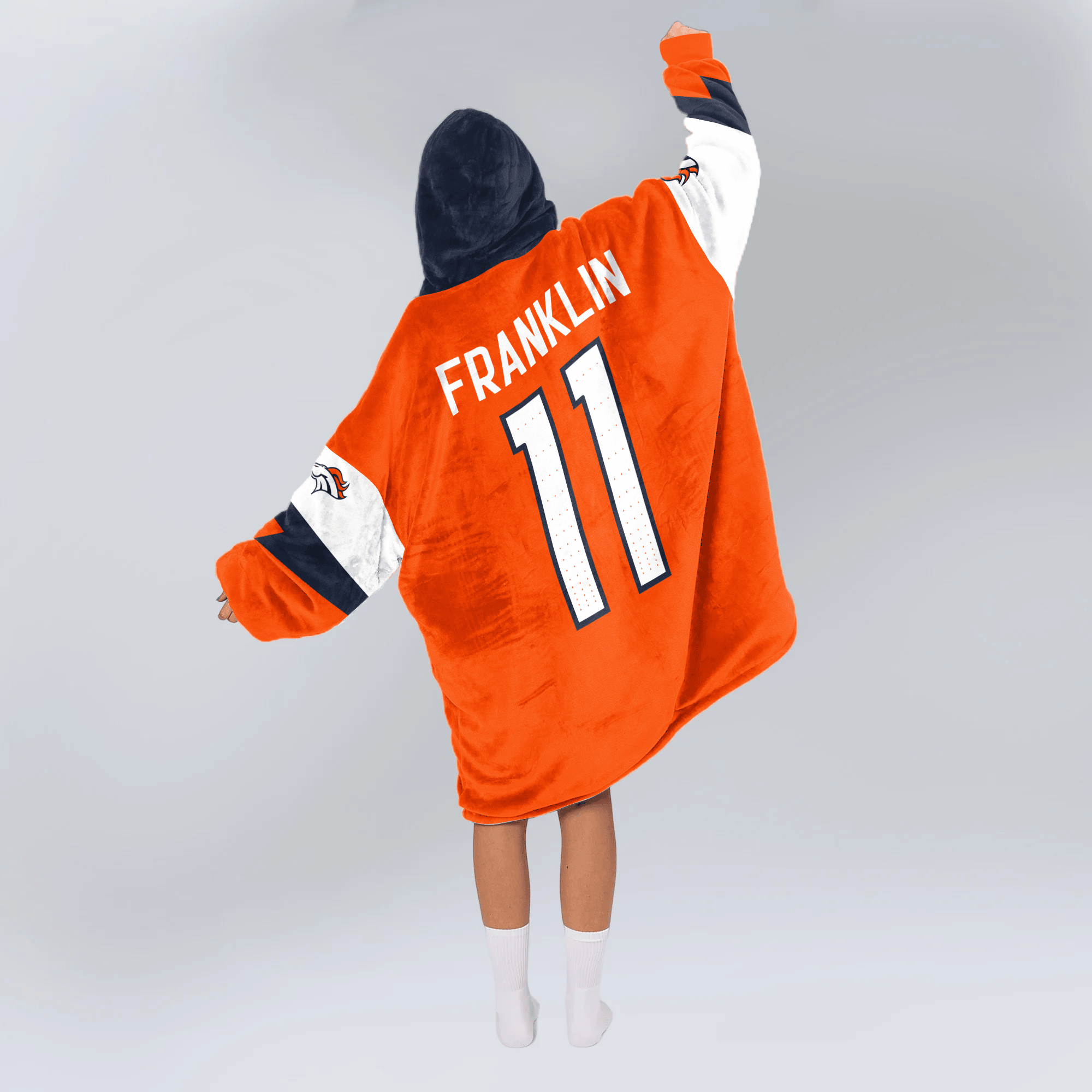 Adult T.F 11 Denver Football Unisex Blanket Hoodie