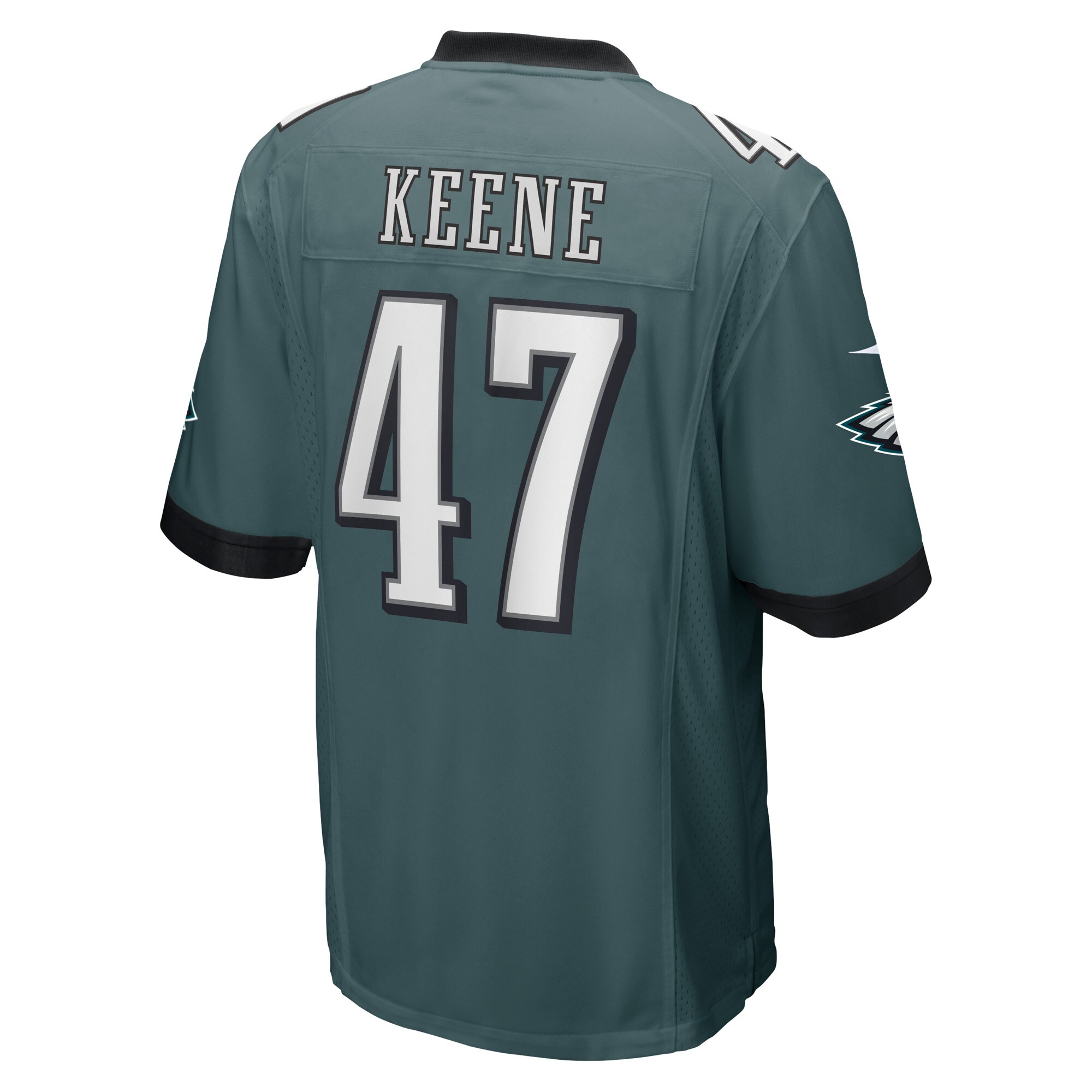 Dalton Keene Philadelphia Eagles  Game Player Jersey - Midnight Green