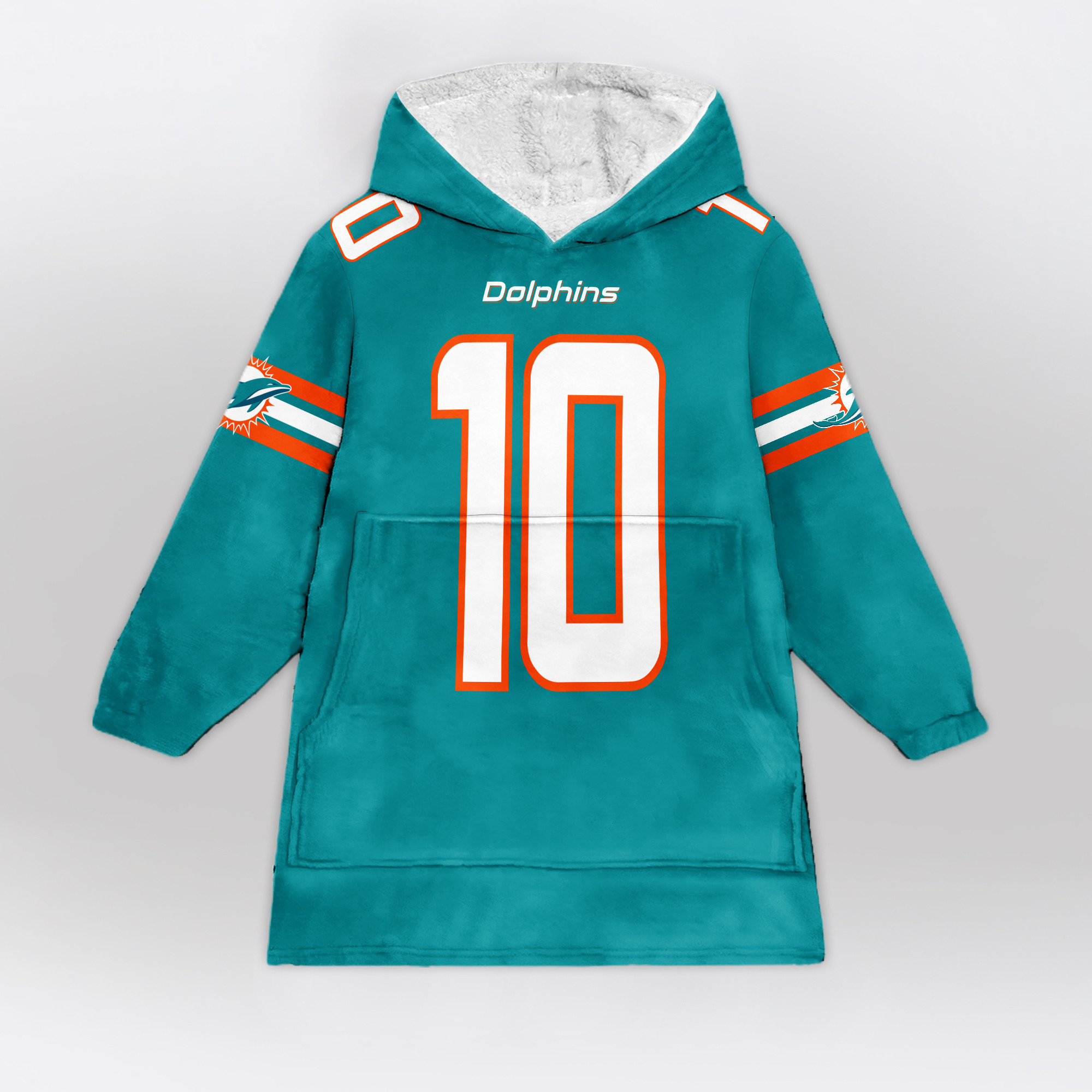 Adult T.H 10 Miami Football Unisex Blanket Hoodie