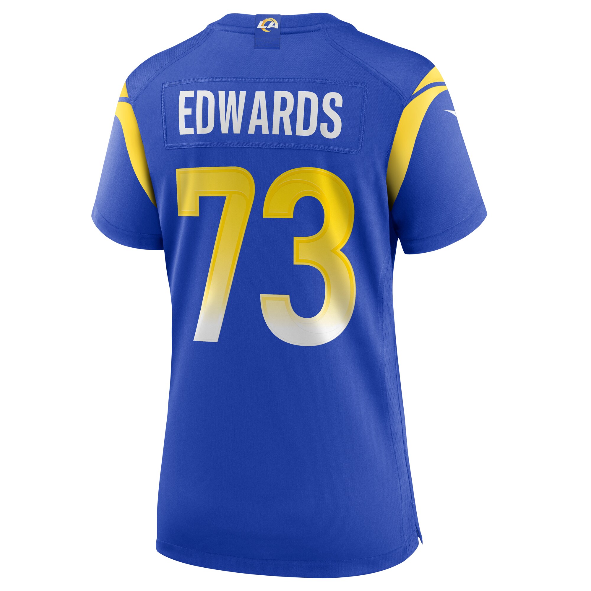 David Edwards Los Angeles Rams  Women's Game Jersey - Royal