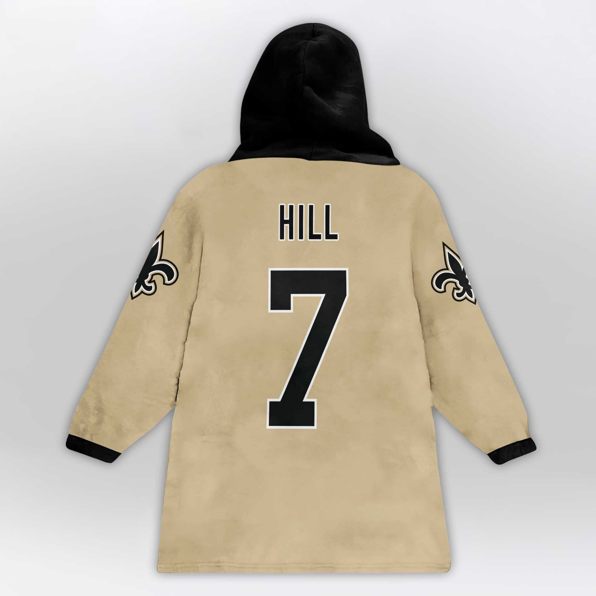 Adult T.H 7 New Orleans Football Unisex Blanket Hoodie