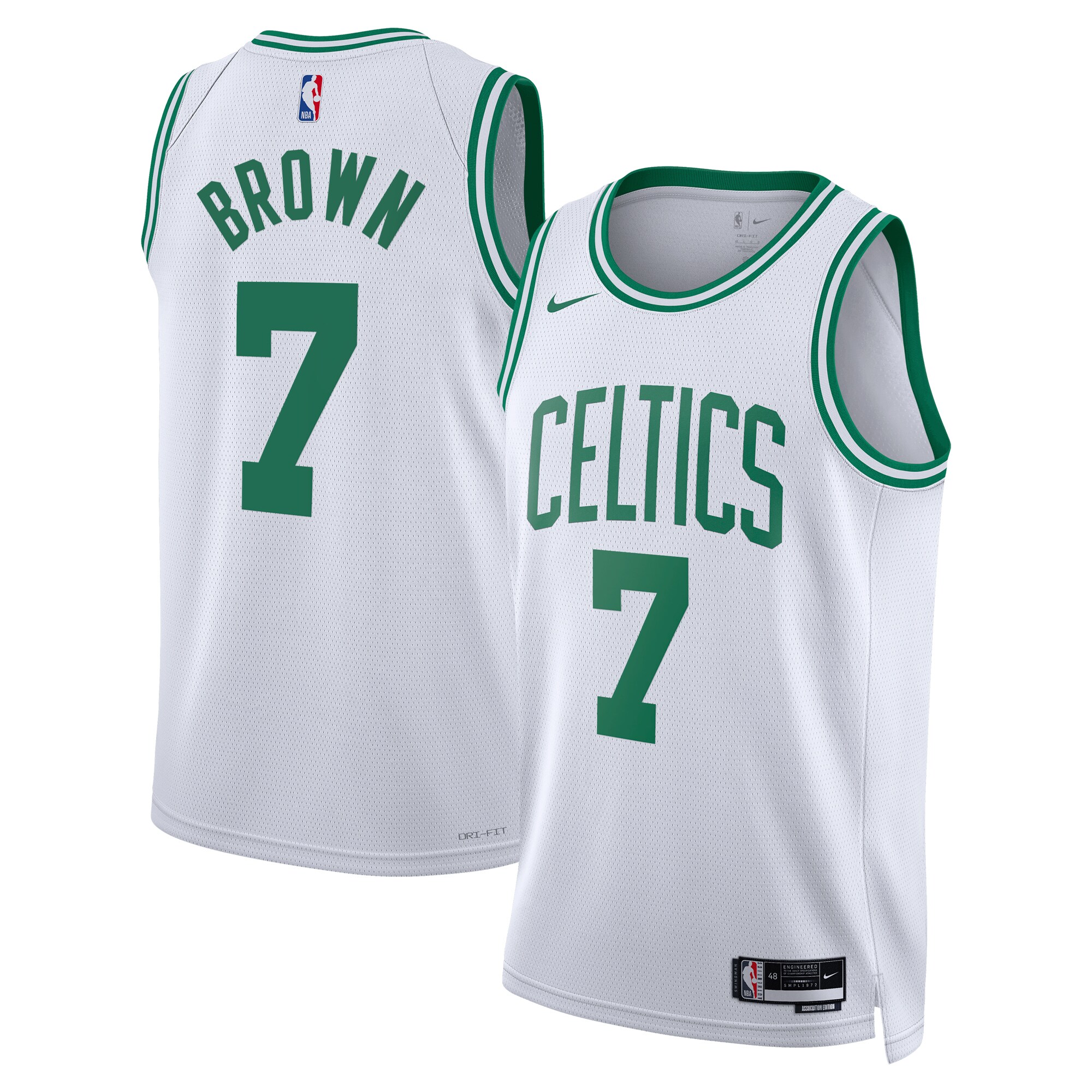 Jaylen Brown Boston Celtics  Unisex Swingman Jersey - Association Edition - White