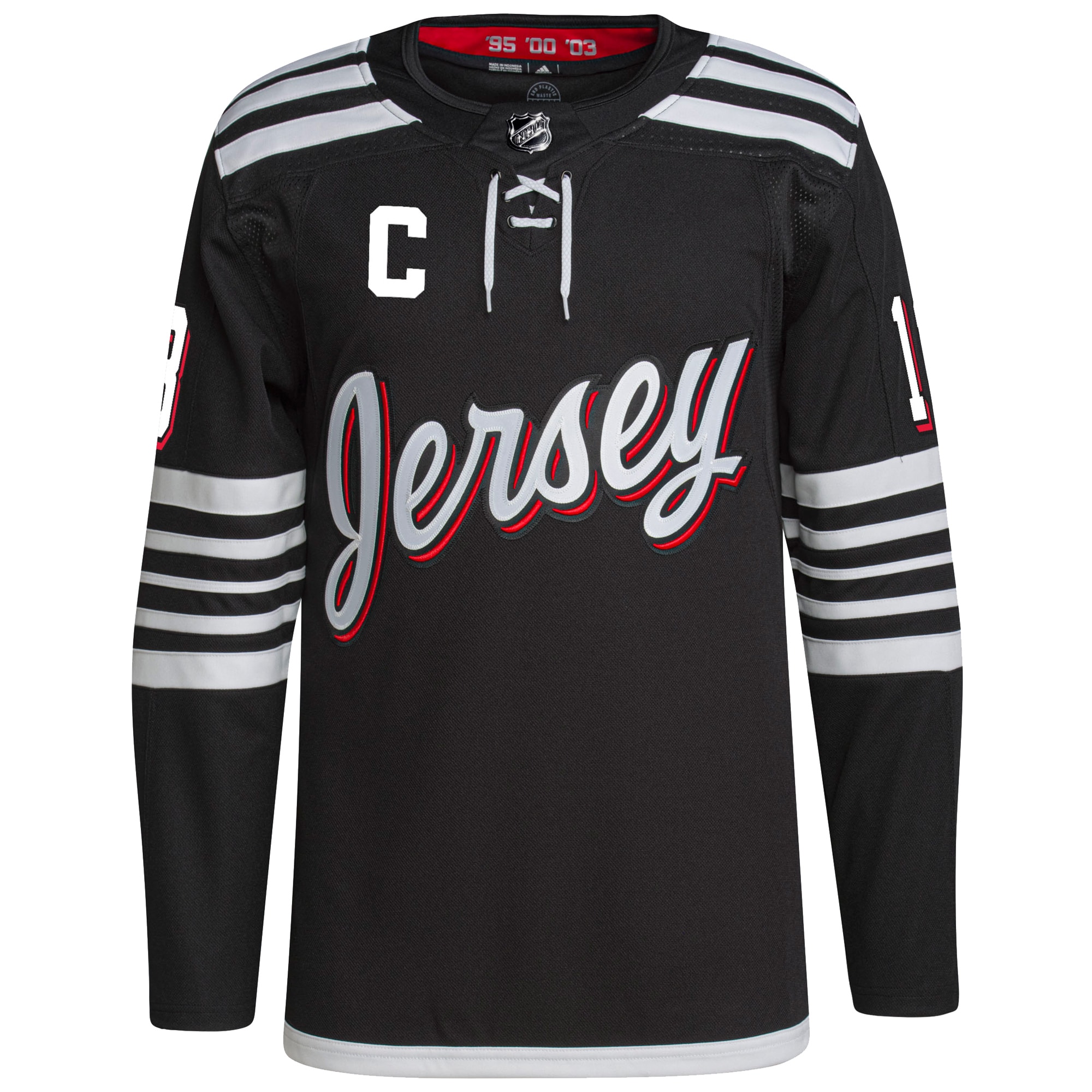 Nico Hischier New Jersey Devils  2021/22 Alternate Primegreen Authentic Pro Player Jersey - Black