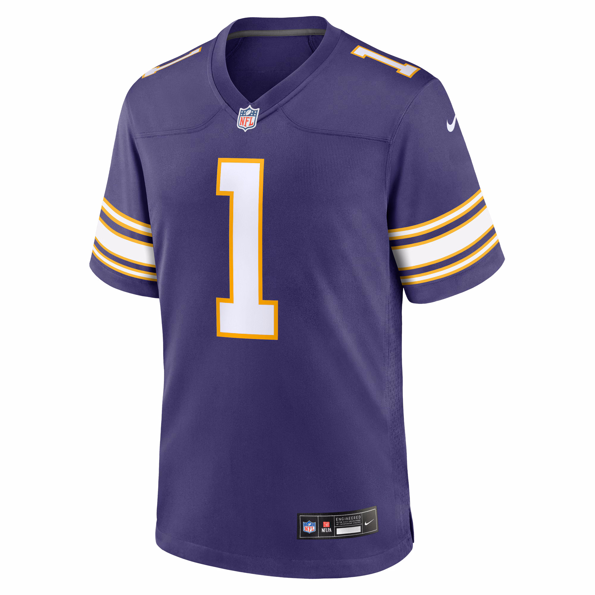 Warren Moon Minnesota Vikings Classic Retired Player Game Jersey - Purple