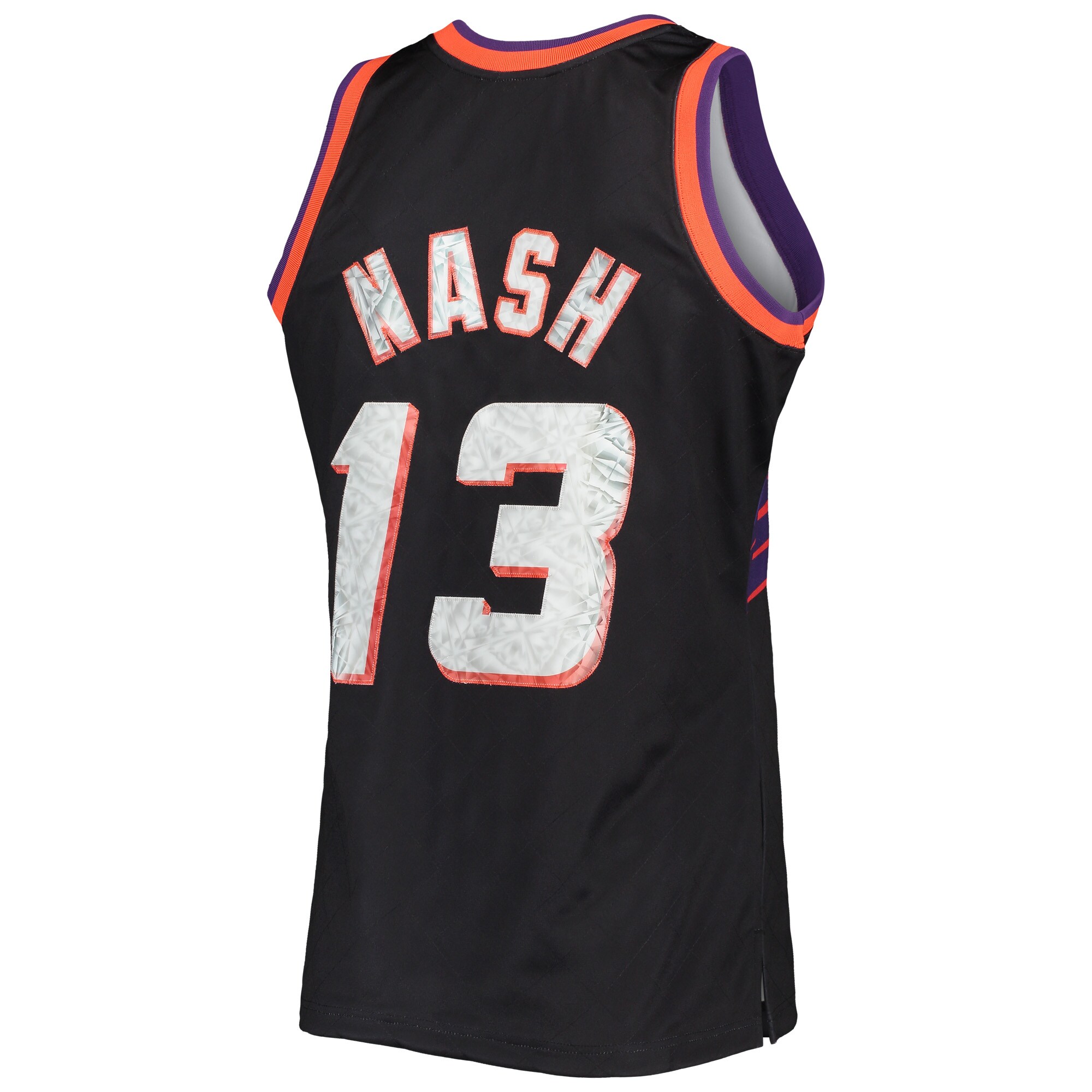 Steve Nash Phoenix Suns Mitchell & Ness 1996-97 Hardwood Classics NBA 75th Anniversary Diamond Swingman Jersey - Black