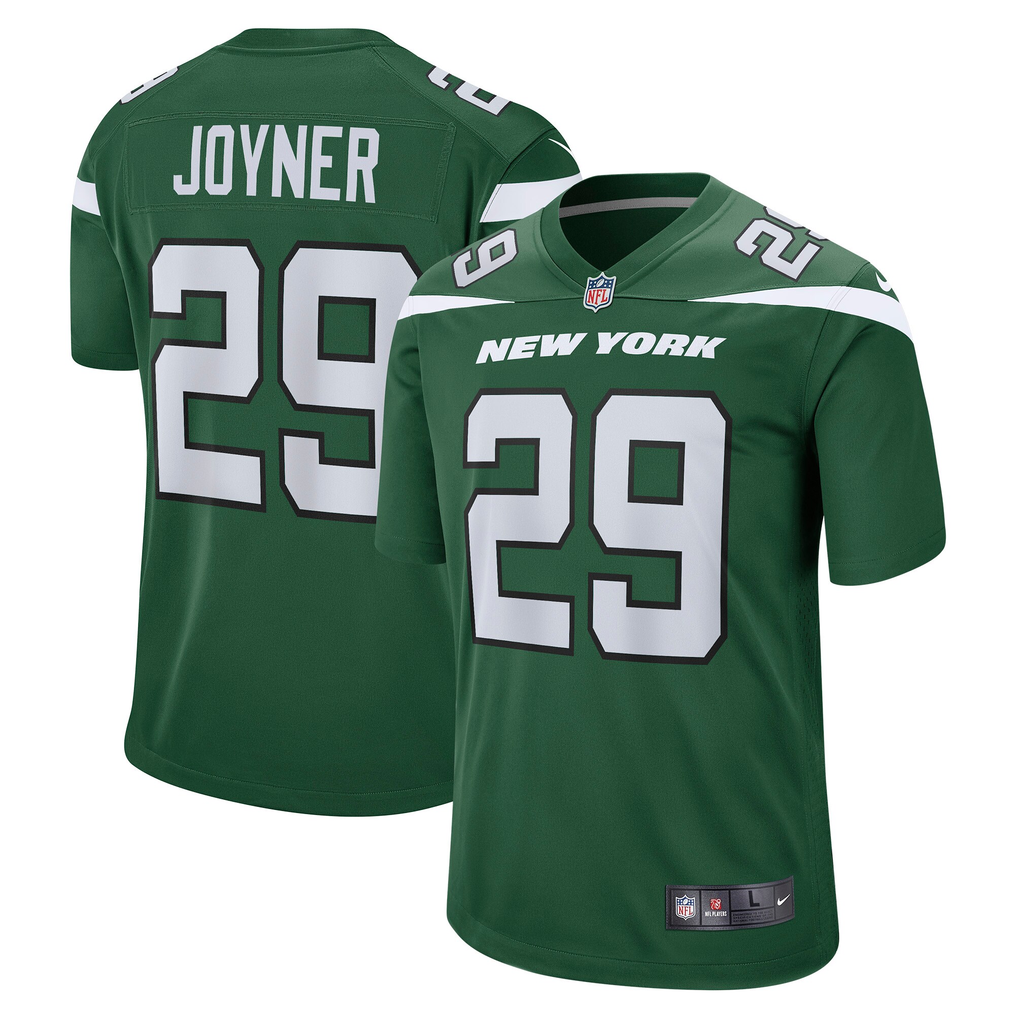 Lamarcus Joyner New York Jets  Game Jersey - Gotham Green