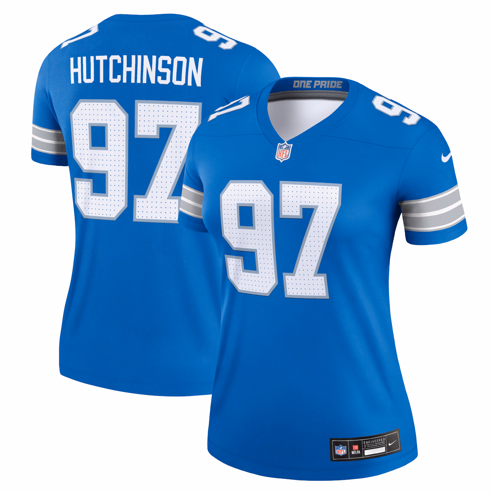 Aidan Hutchinson Detroit Lions Women's Legend Jersey - Blue