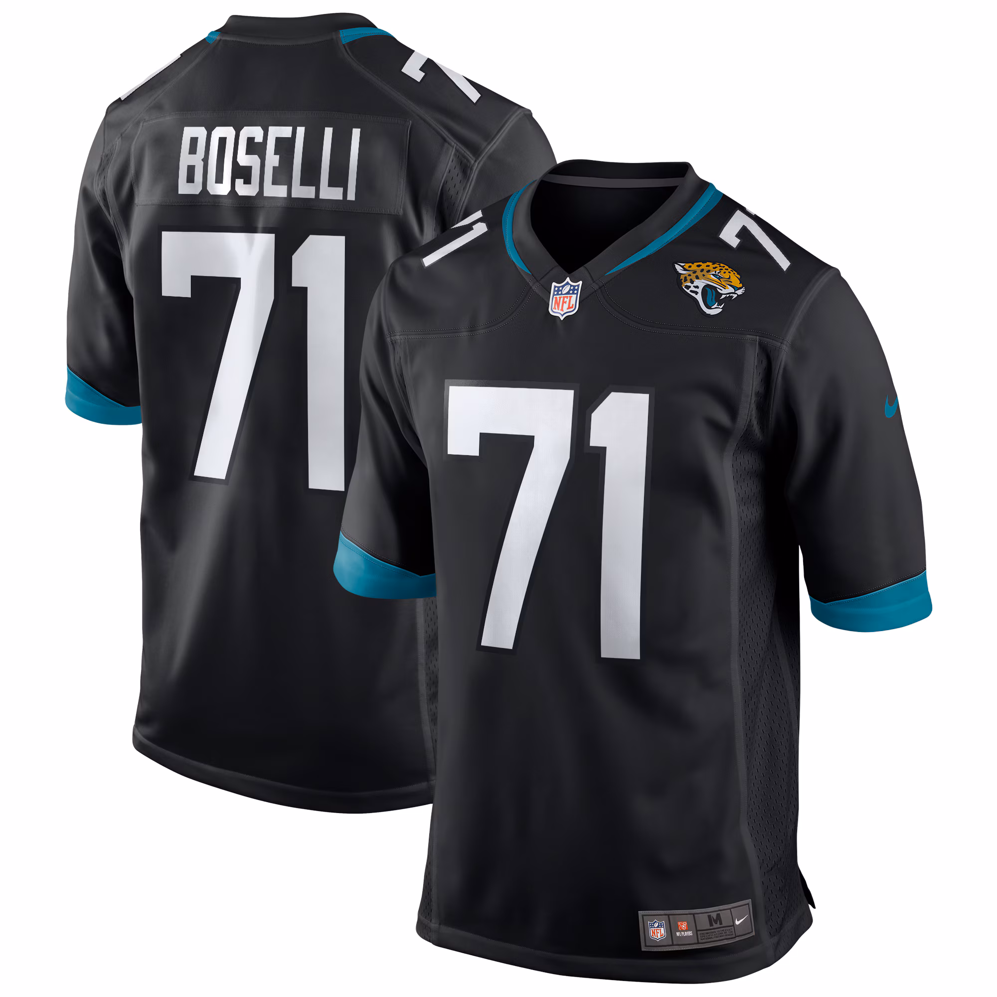 Tony Boselli Jacksonville Jaguars Game Retired Player Jersey - Black