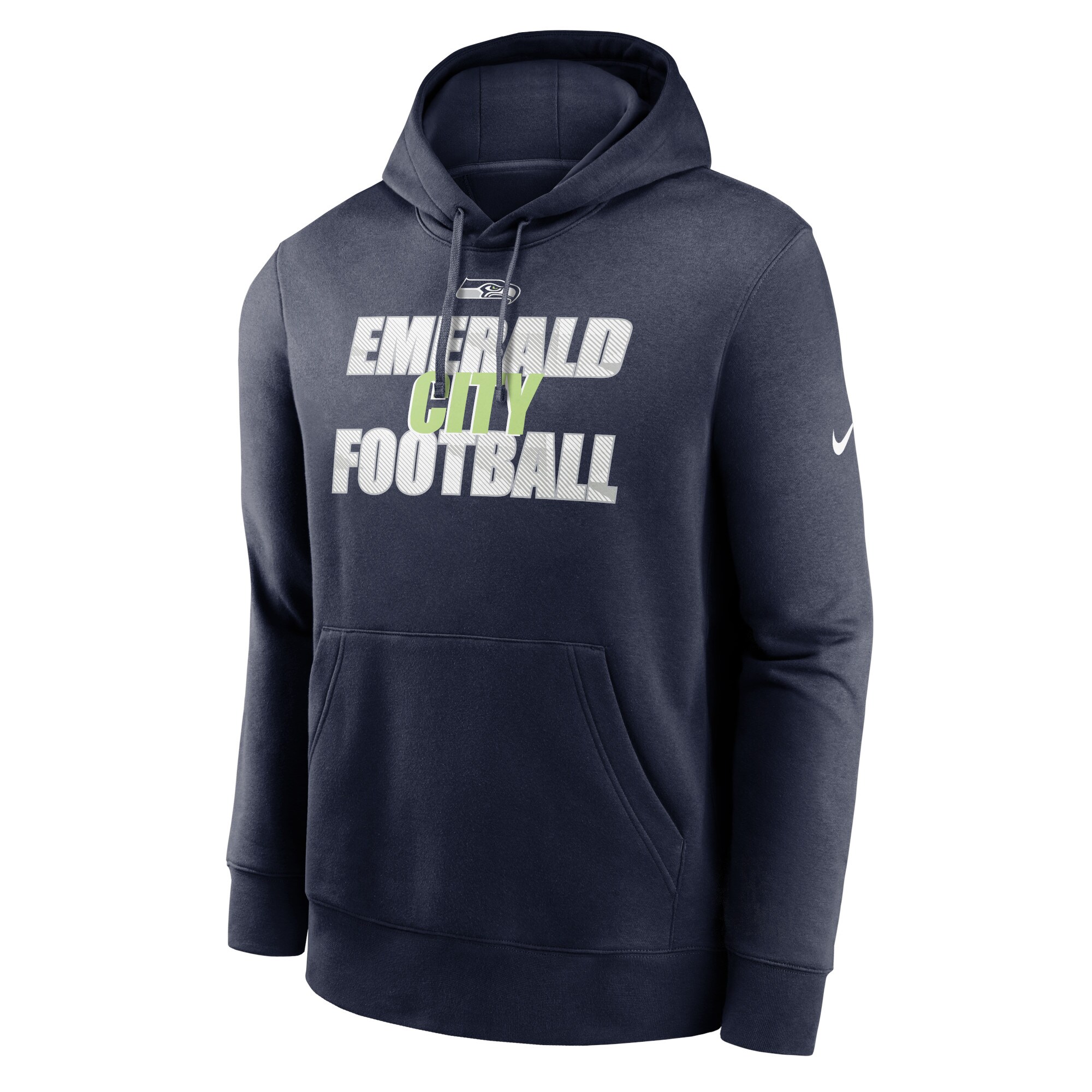 Seattle Seahawks Fan Gear Local Club Pullover Hoodie - College Navy