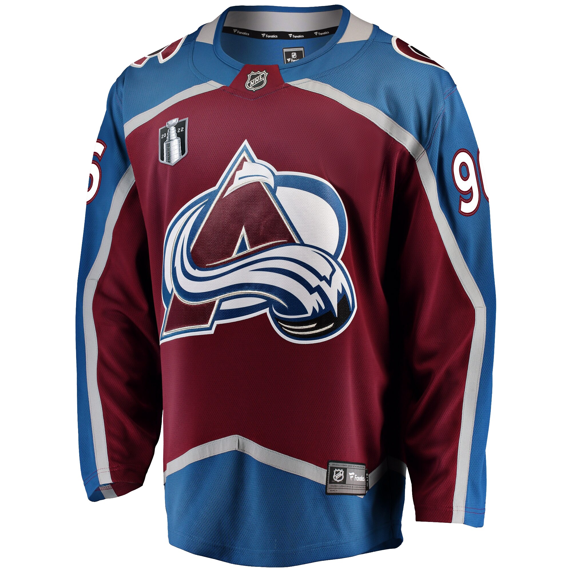 Mikko Rantanen Colorado Avalanche Home 2022 Stanley Cup Final Breakaway Player Jersey - Burgundy
