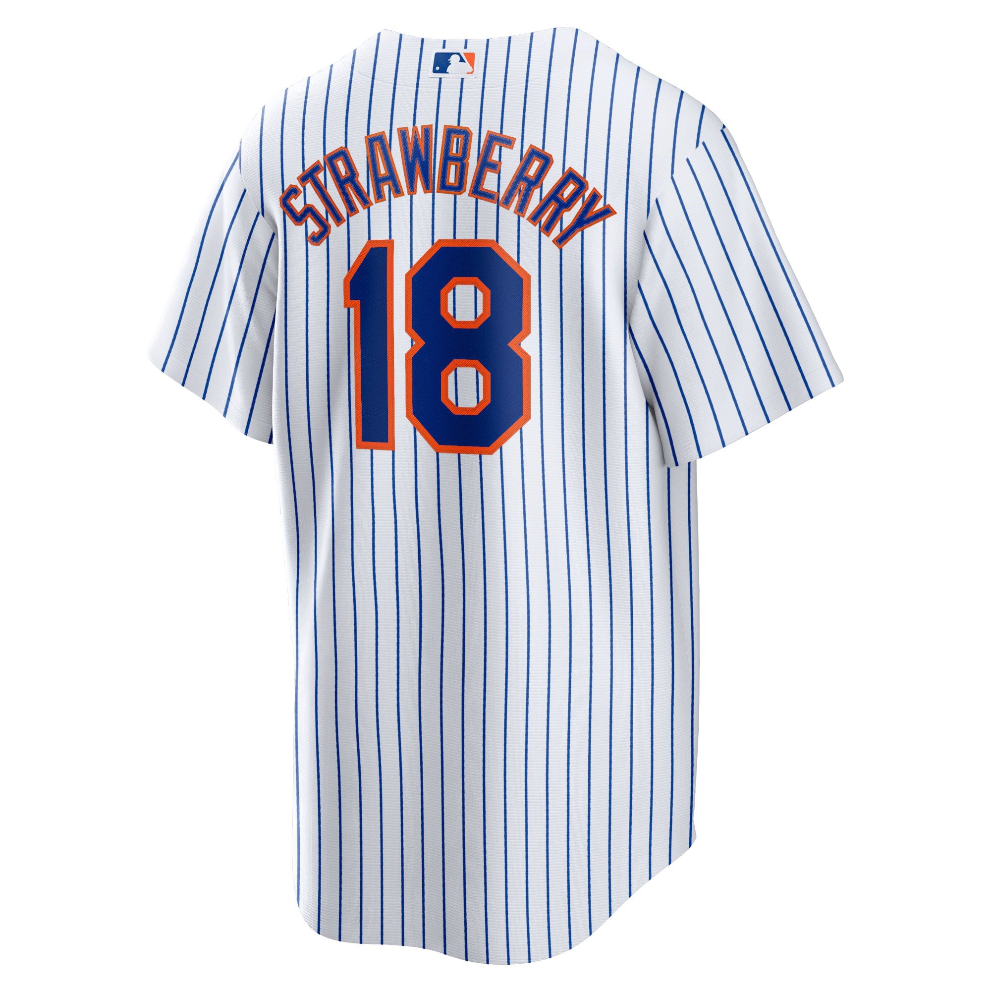 Men's New York Mets Darryl Strawberry  White Home Replica Player Jersey
