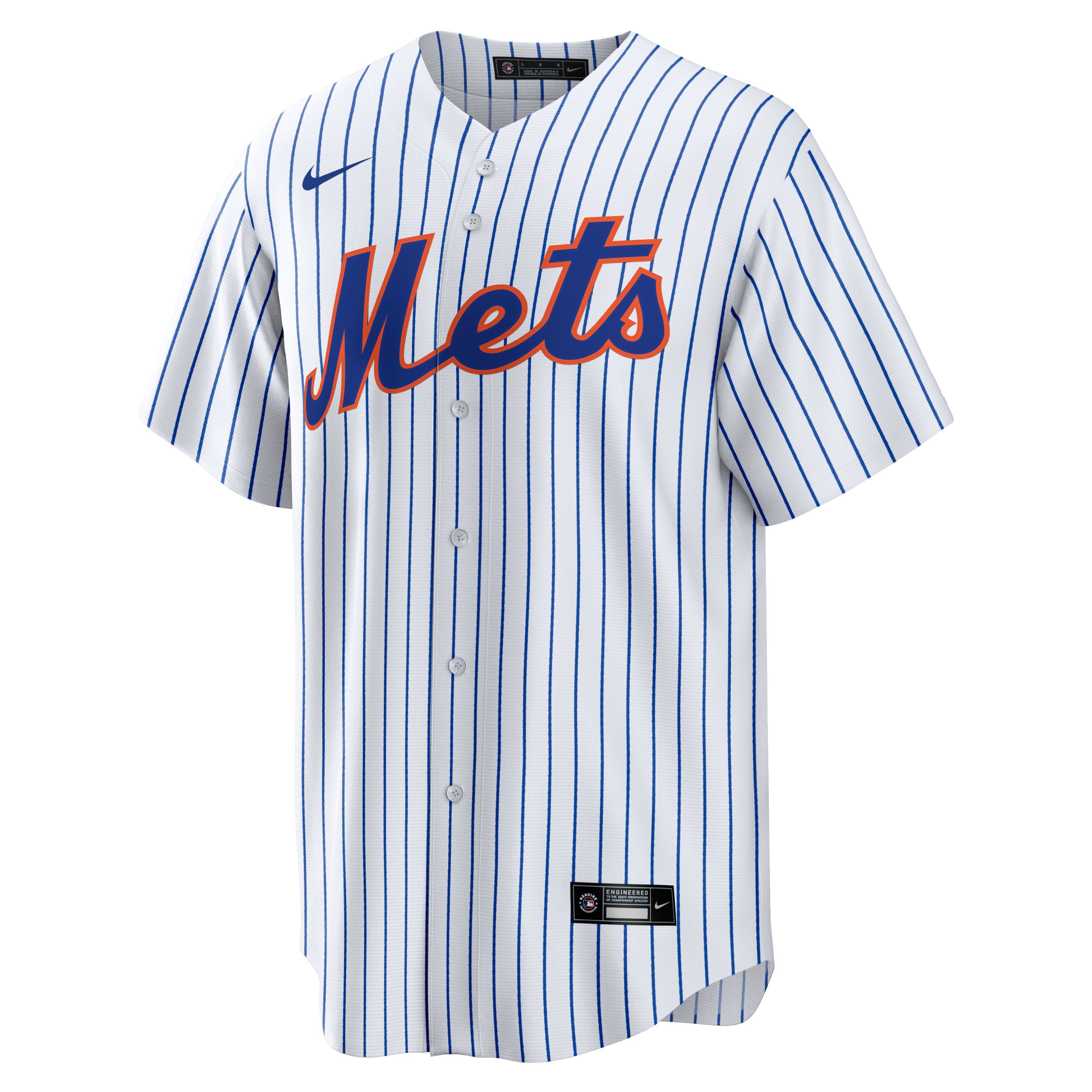 Men's New York Mets Omar Narváez  White Home  Replica Player Jersey