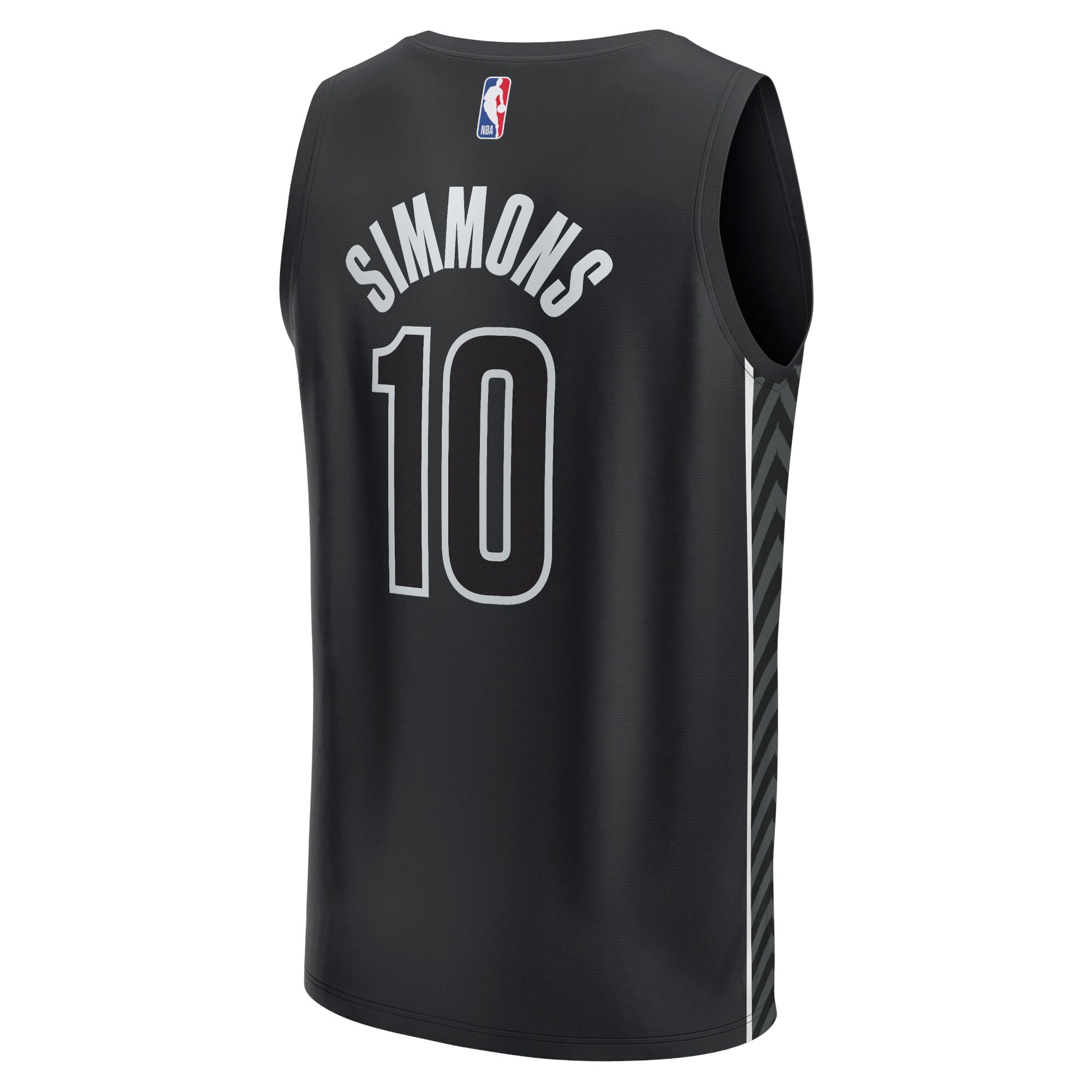 Ben Simmons Brooklyn Nets  Fast Break Replica Player Jersey - Statement Edition - Black