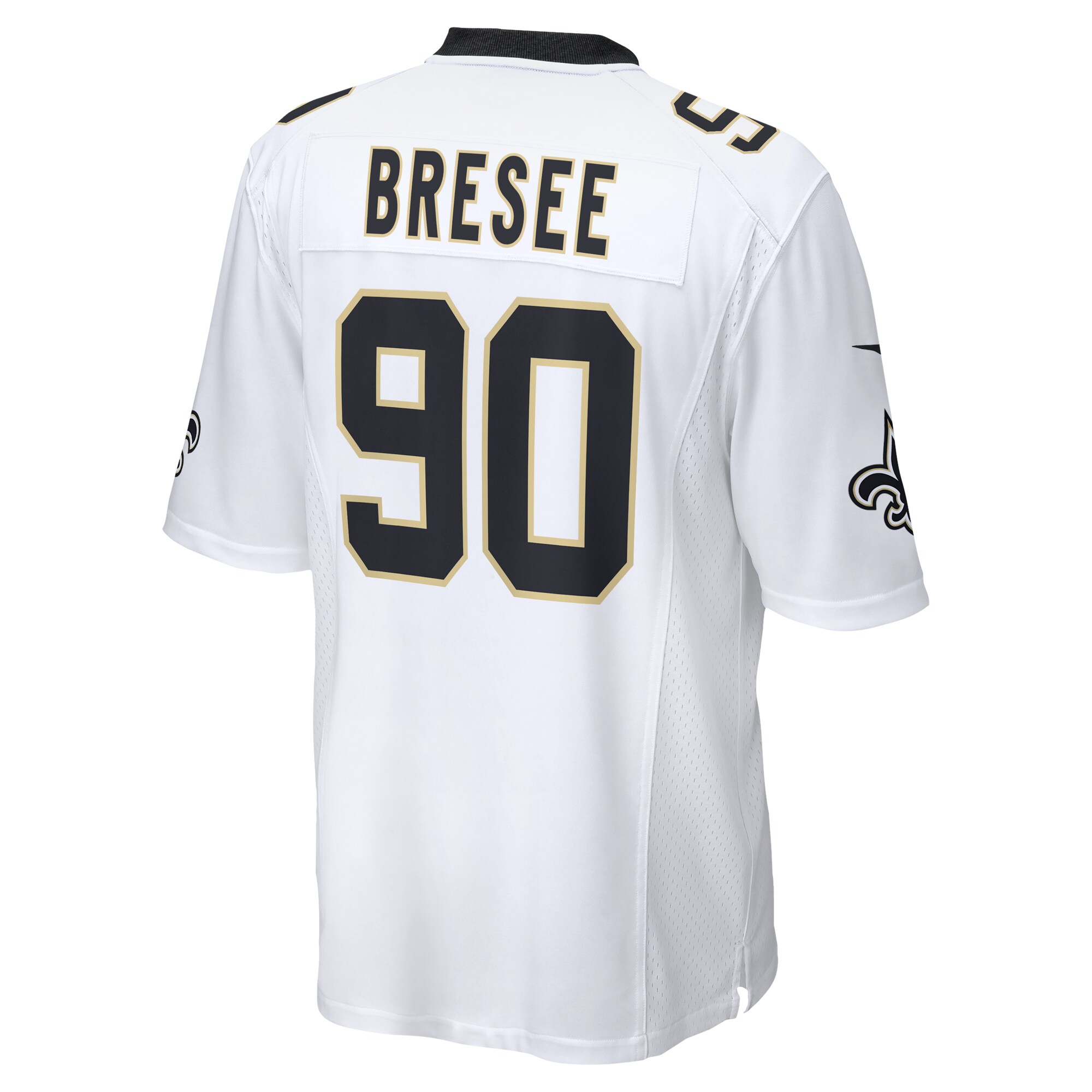 Bryan Bresee New Orleans Saints  Game Jersey -  White