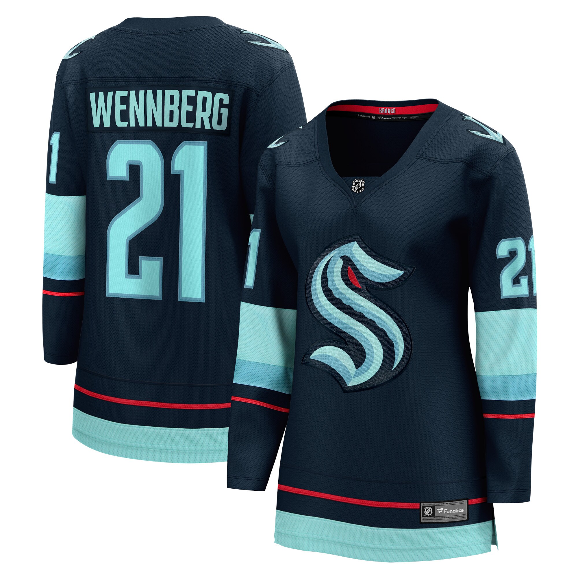 Alexander Wennberg Seattle Kraken Women's Home Breakaway Player Jersey - Navy