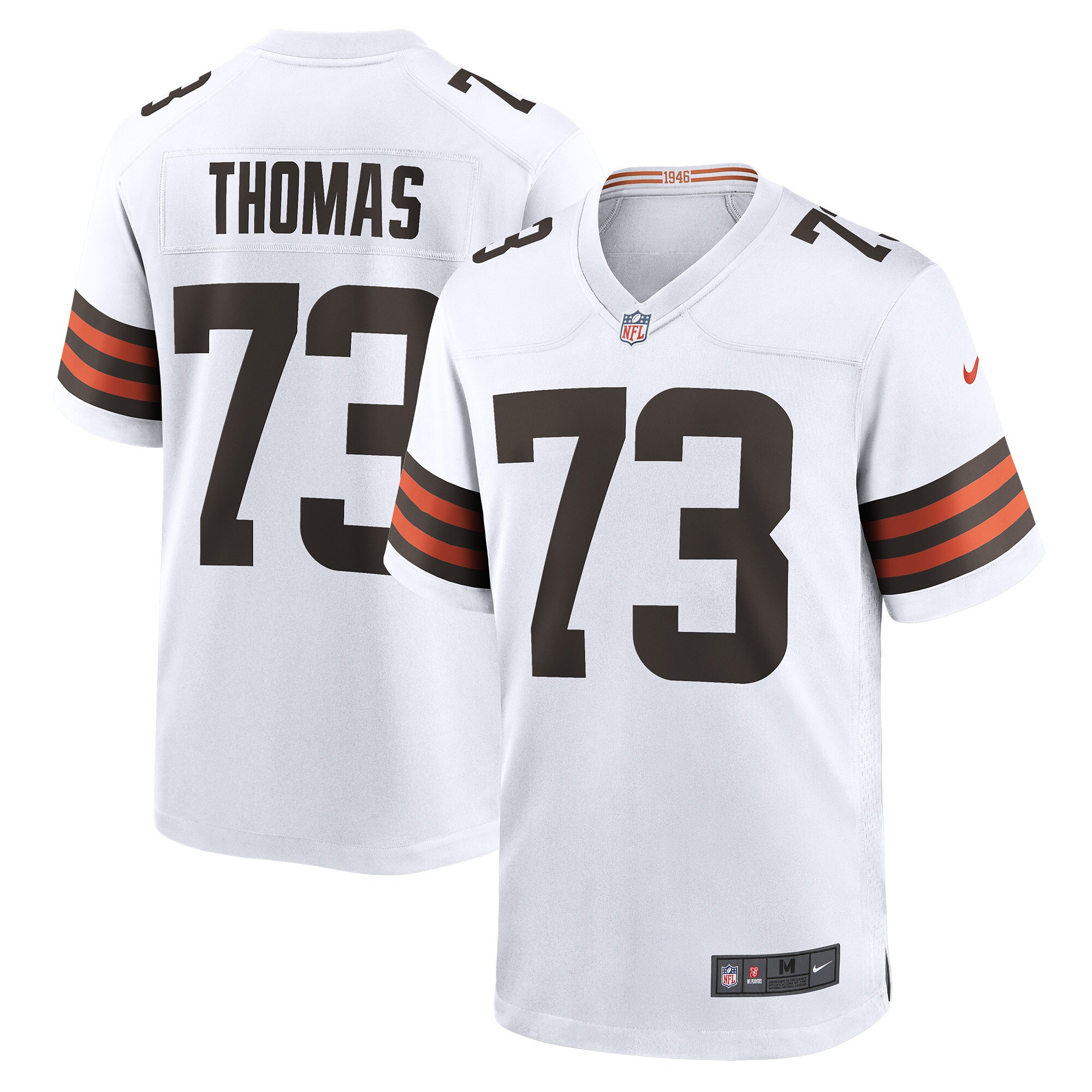 Joe Thomas #73 Cleveland Browns  Retired Game Player Jersey - White