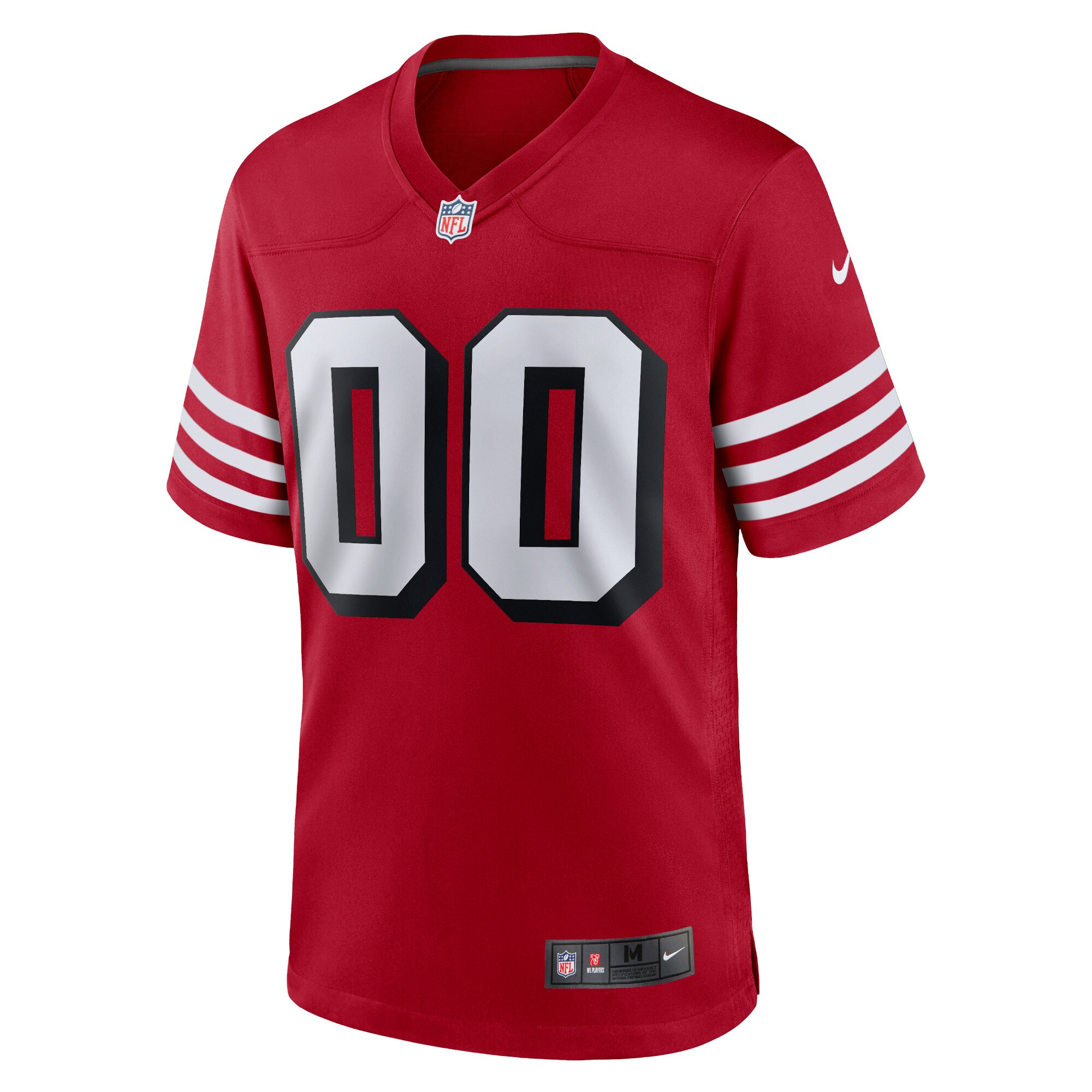 San Francisco 49ers  Alternate Custom Game Jersey - Scarlet