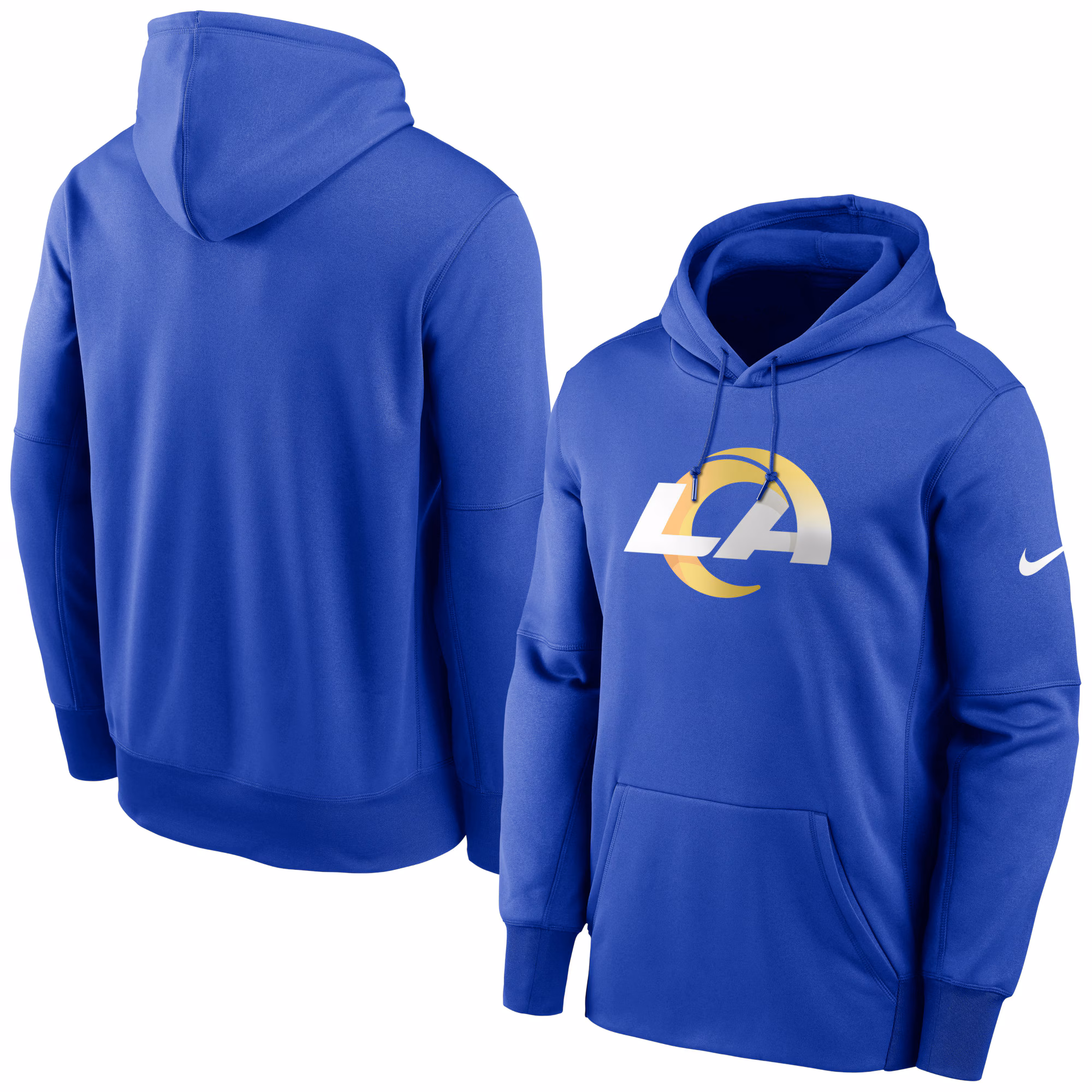 Los Angeles Rams Primary Logo Therma Performance Pullover Hoodie - Royal