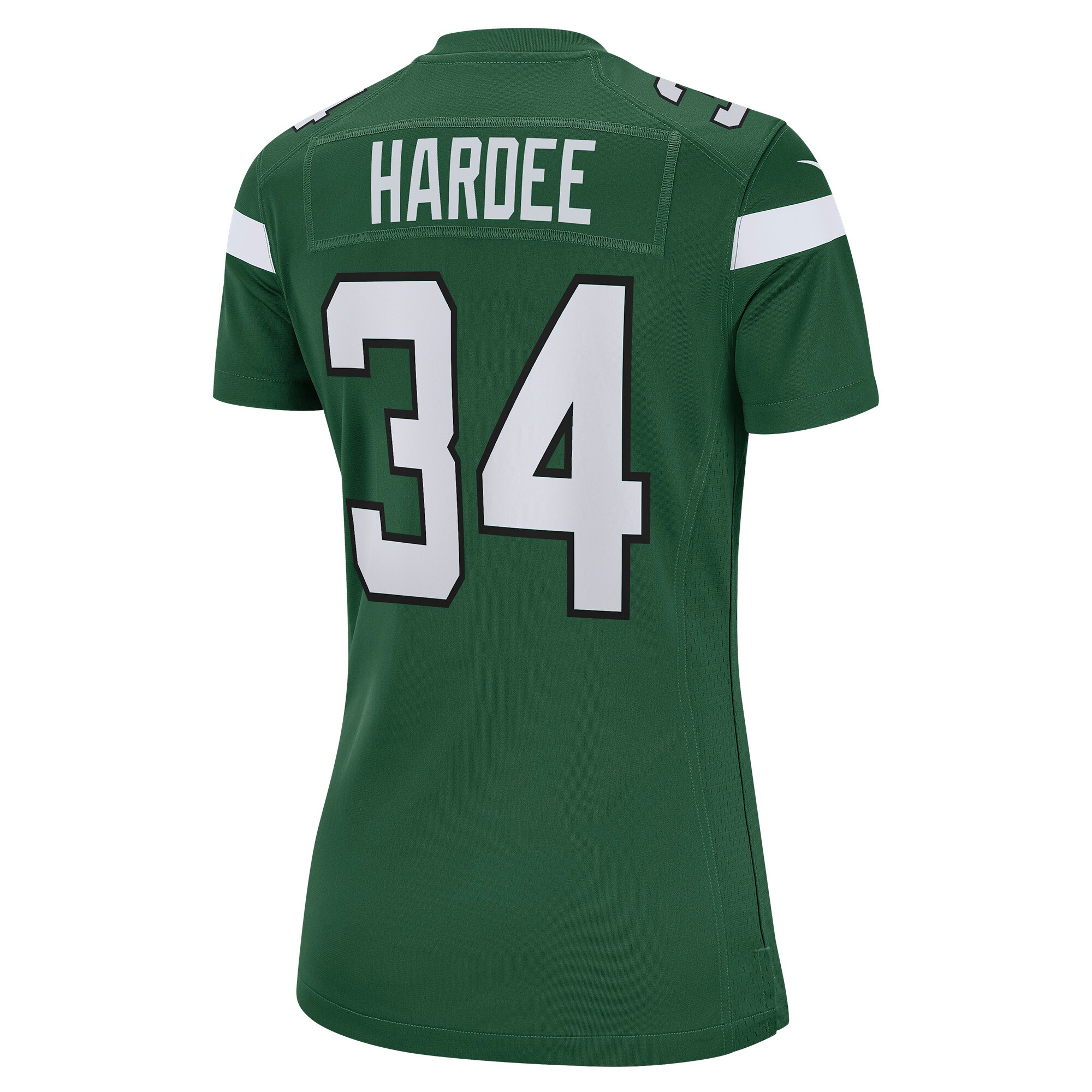 Justin Hardee New York Jets  Women's Game Jersey - Gotham Green