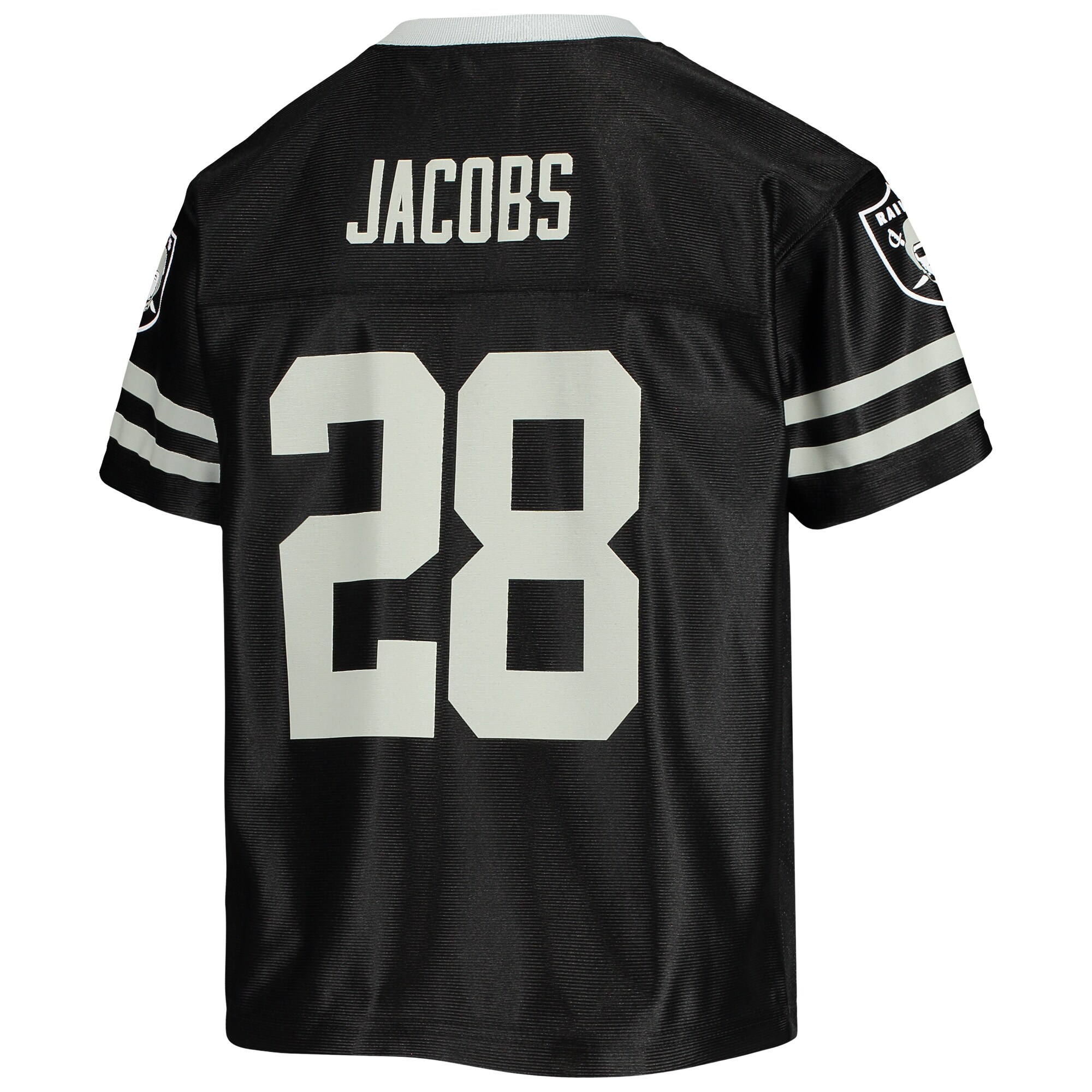 Youth Josh Jacobs Black Las Vegas Raiders Replica Jersey