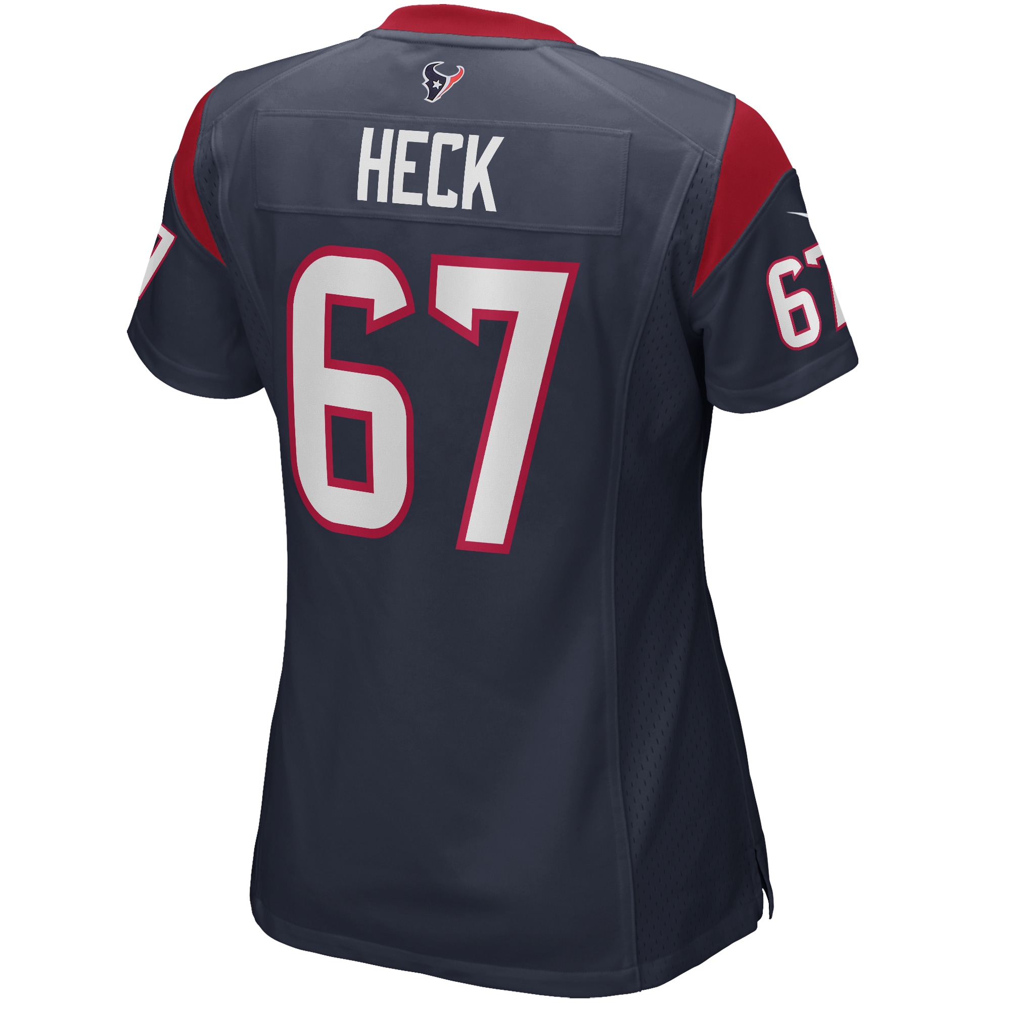 Charlie Heck Houston Texans Women's Game Jersey - Navy