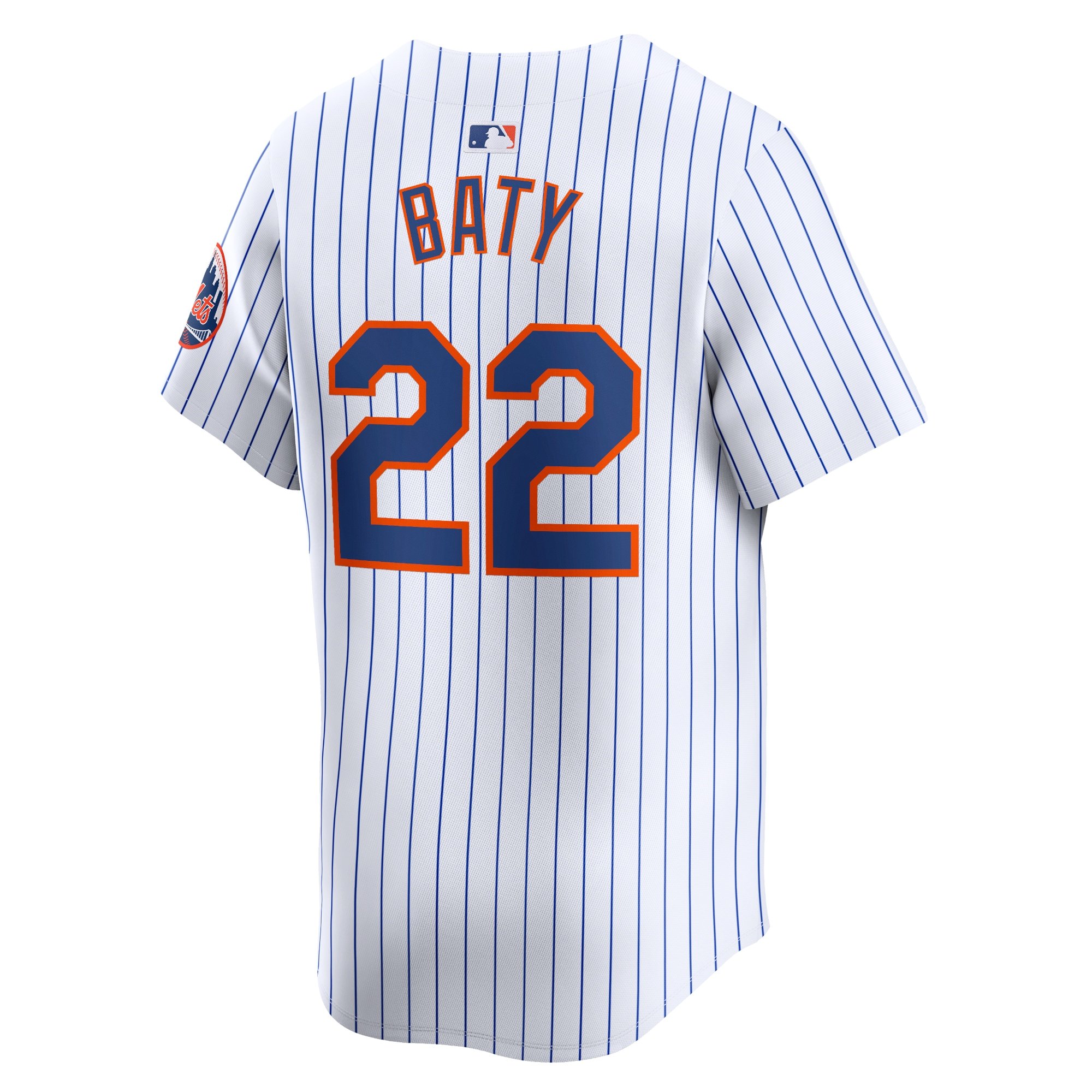 Men's New York Mets Brett Baty  White Home Limited Player Jersey