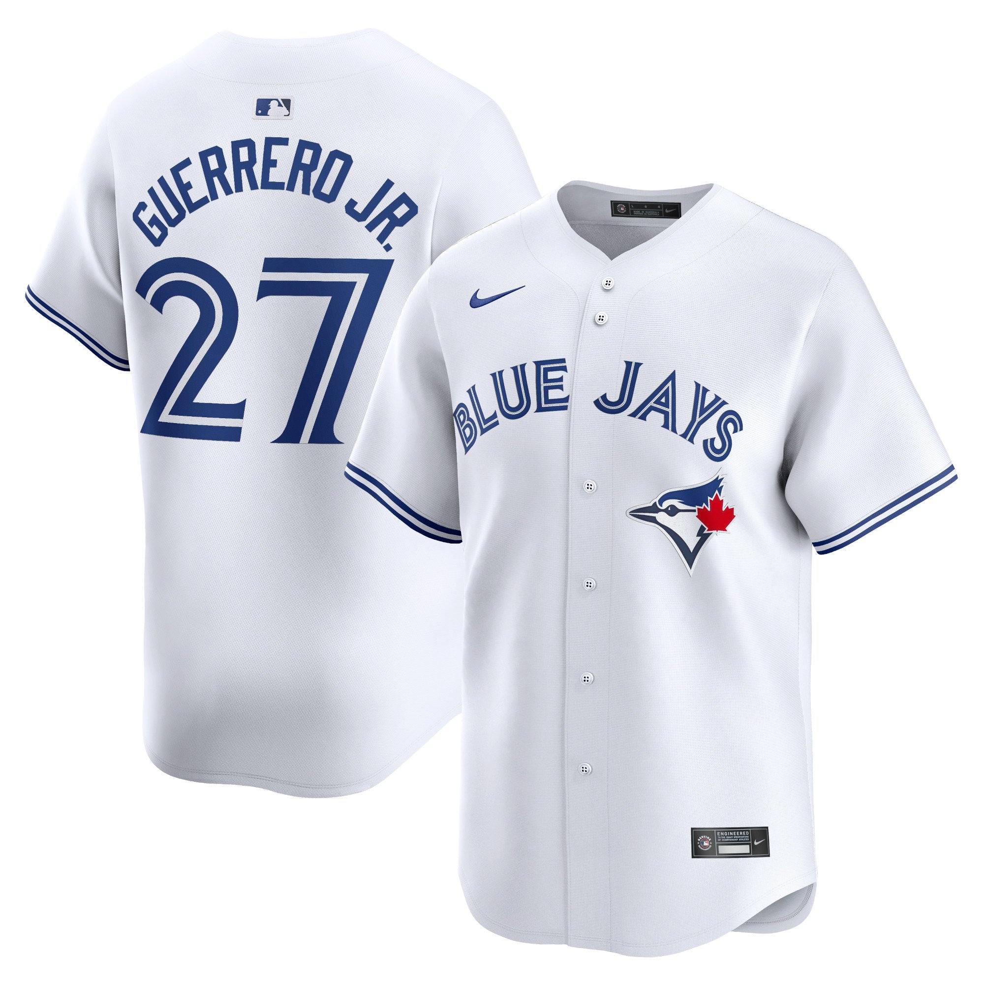 Men's Toronto Blue Jays Vladimir Guerrero Jr.  White Home Limited Player Jersey