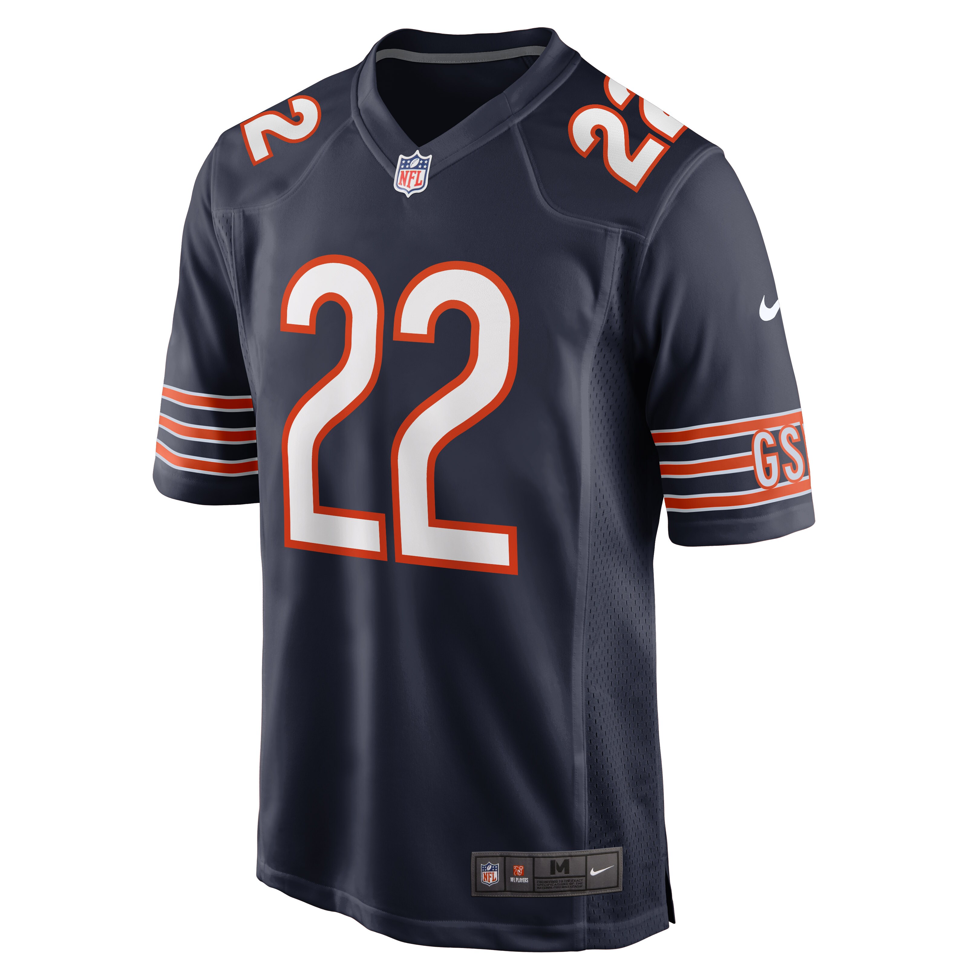 Kindle Vildor Chicago Bears  Game Jersey - Navy