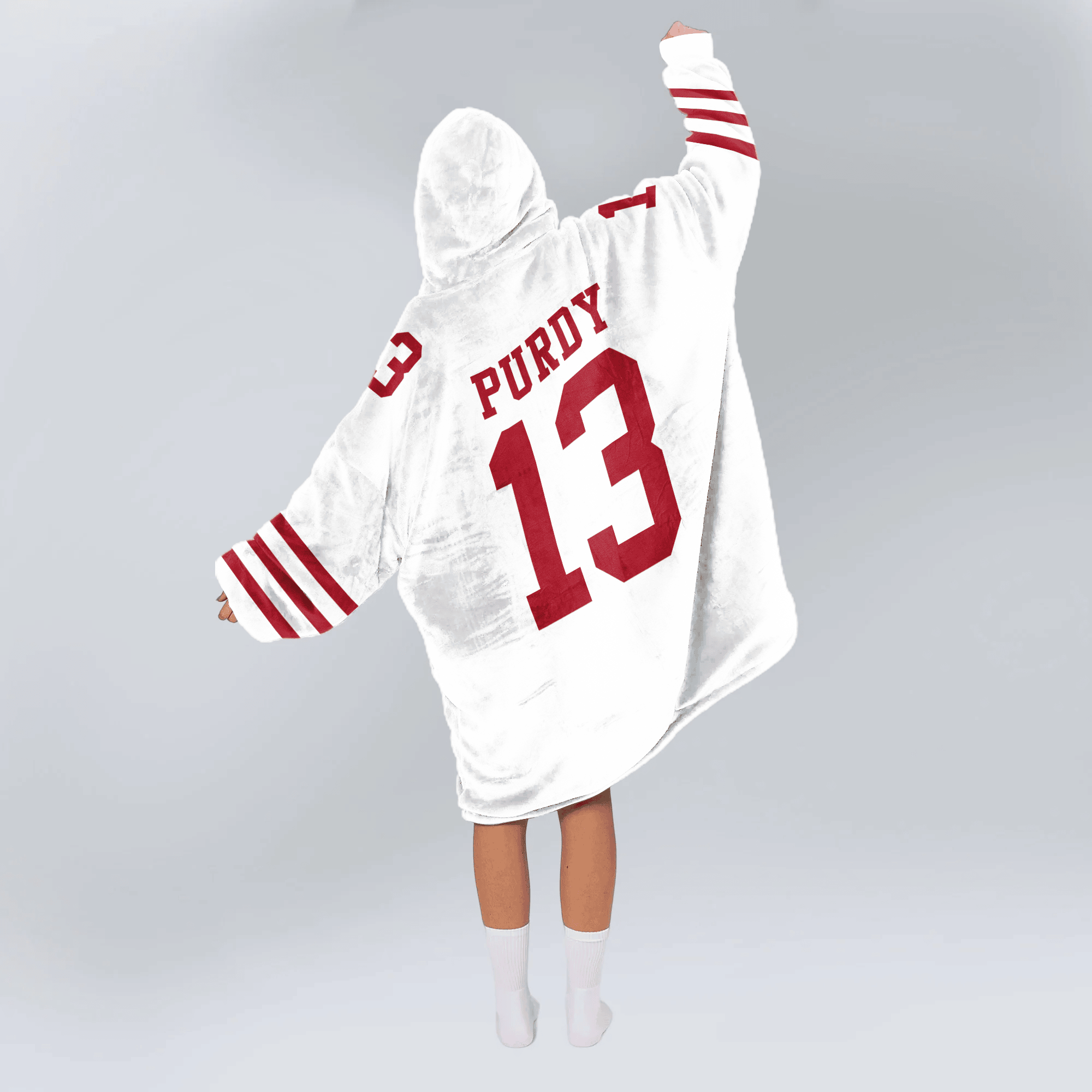 Adult B.P 13 San Francisco 49ers Football Unisex Blanket Hoodie