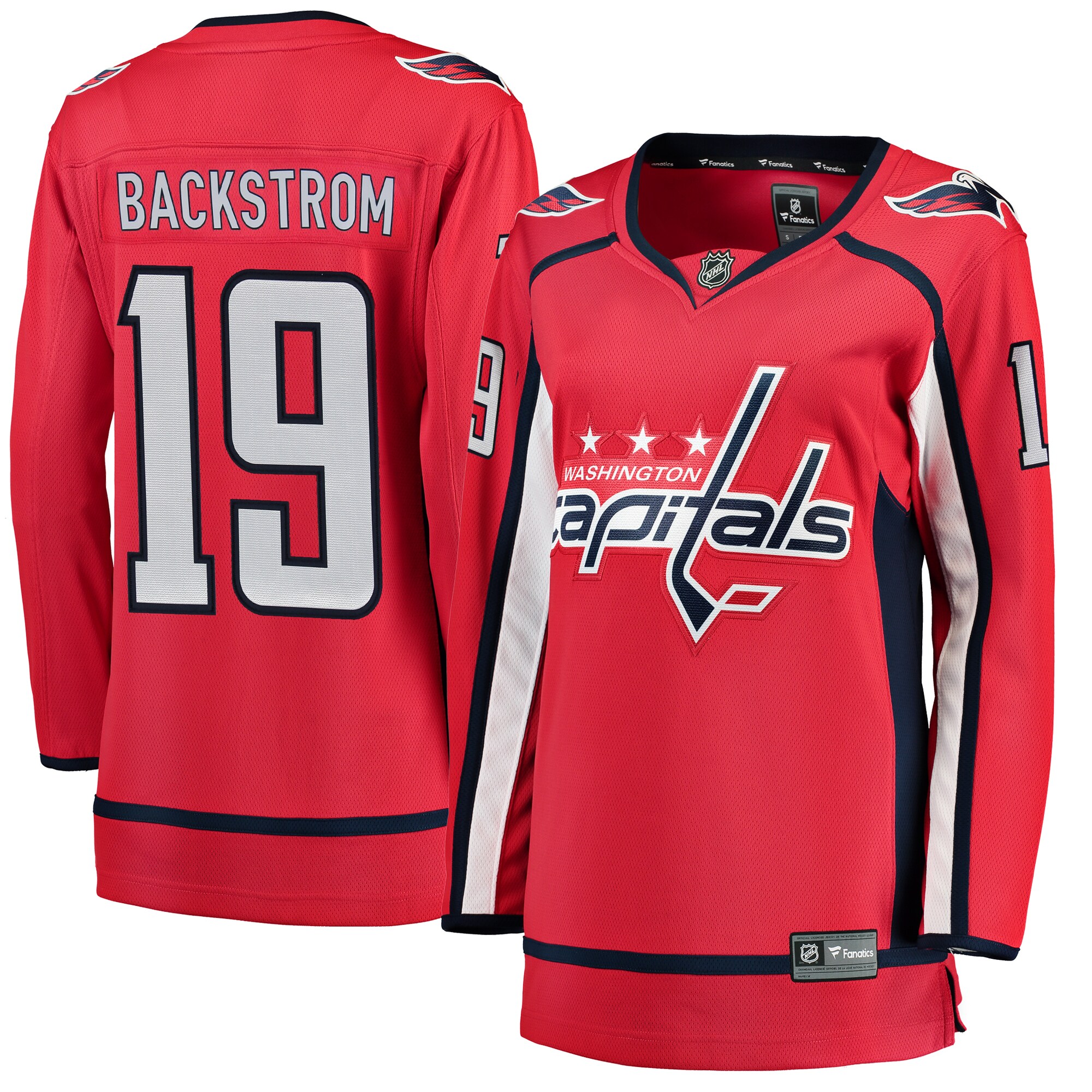 Nicklas Backstrom Washington Capitals Women's Home Breakaway Player Jersey - Red