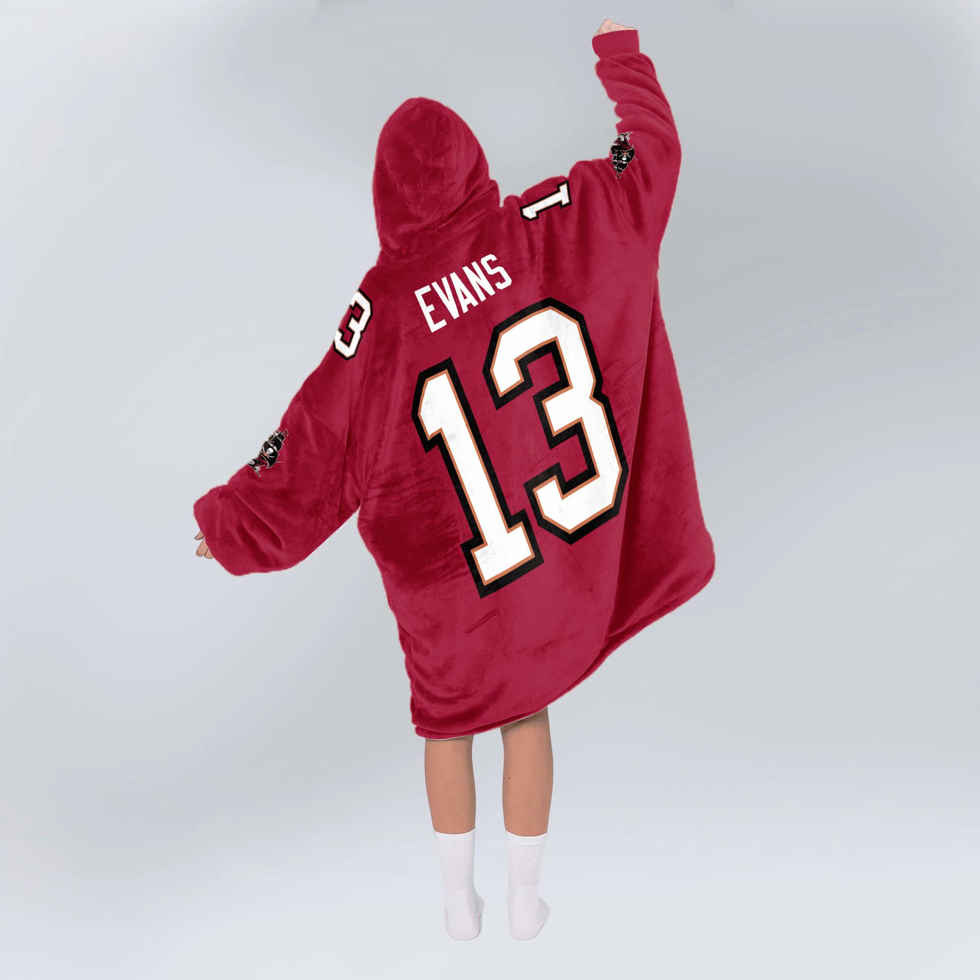Tampa Bay Football Unisex Blanket Hoodie