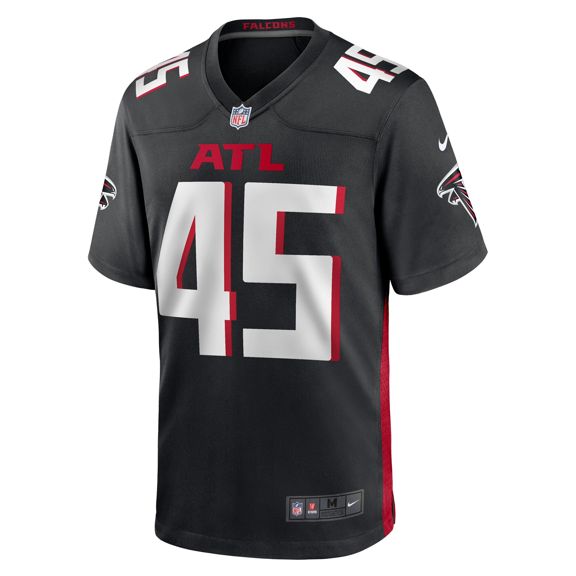 Donavan Mutin Atlanta Falcons  Game Jersey -  Black