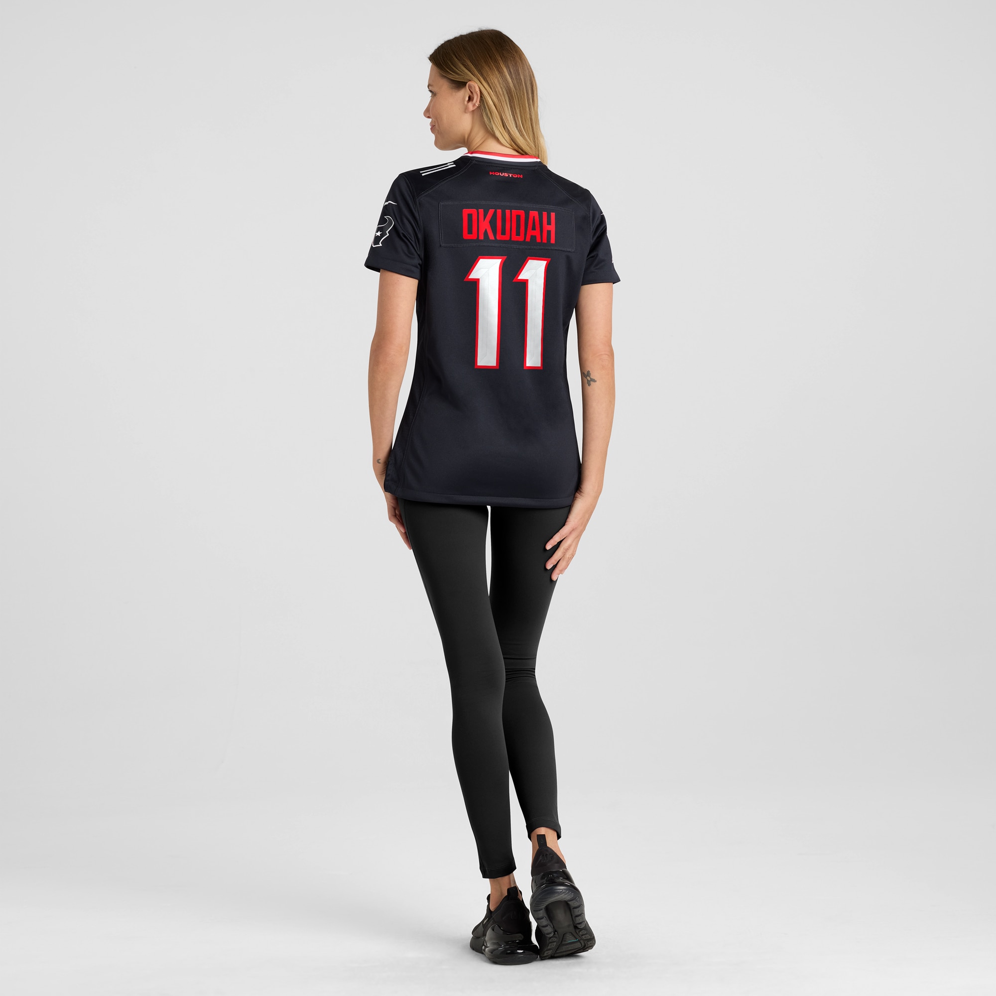 Jeff Okudah Houston Texans Women's Team Game Jersey -  Navy