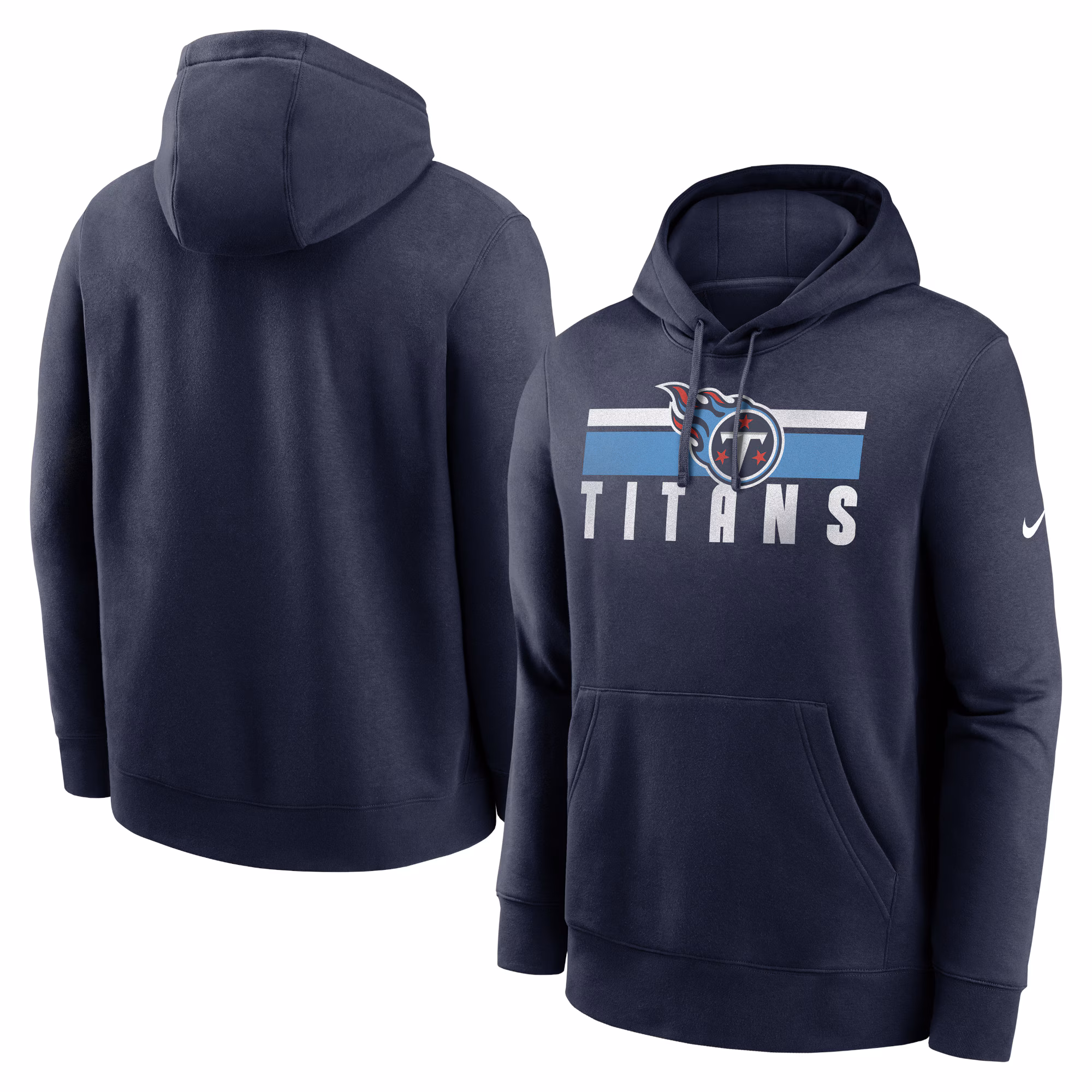 Tennessee Titans Club Fleece Pullover Hoodie - Navy