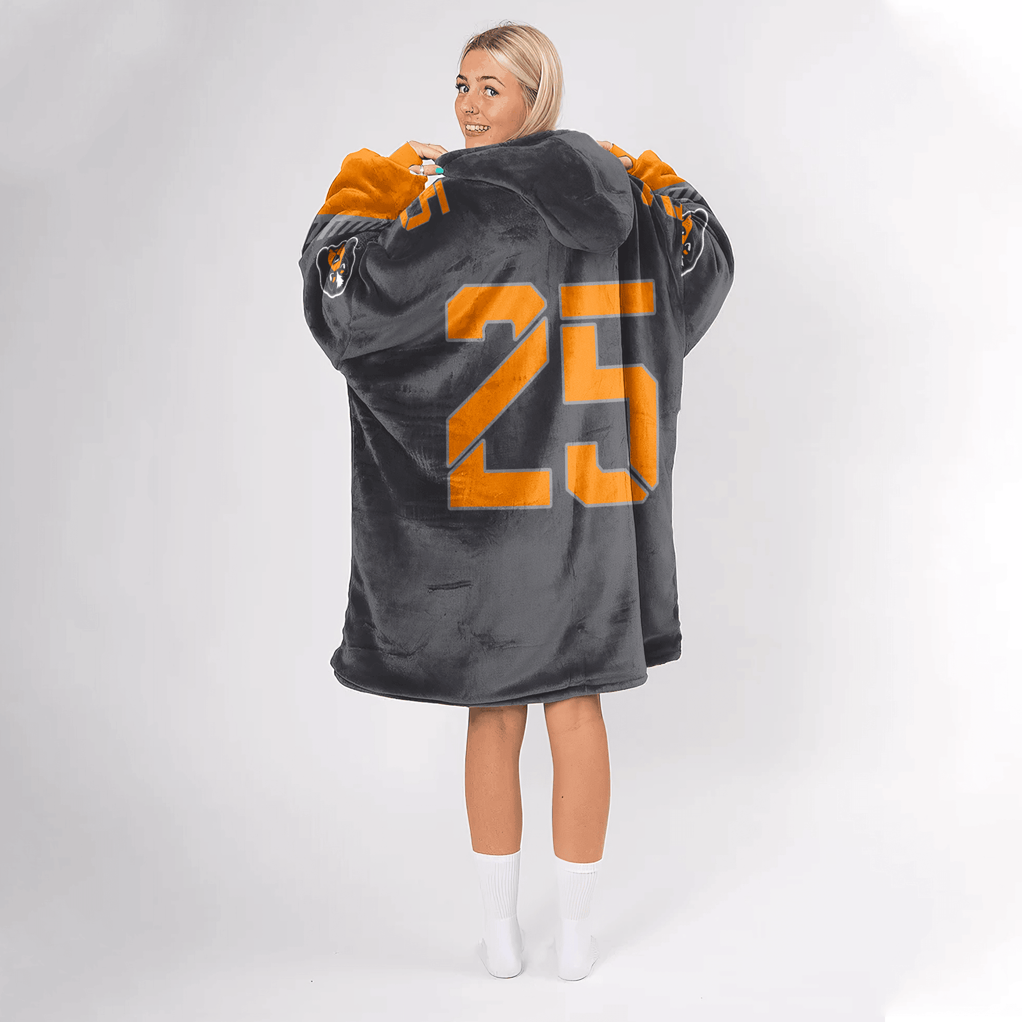 Adult 25 Tennessee Football Unisex Blanket Hoodie