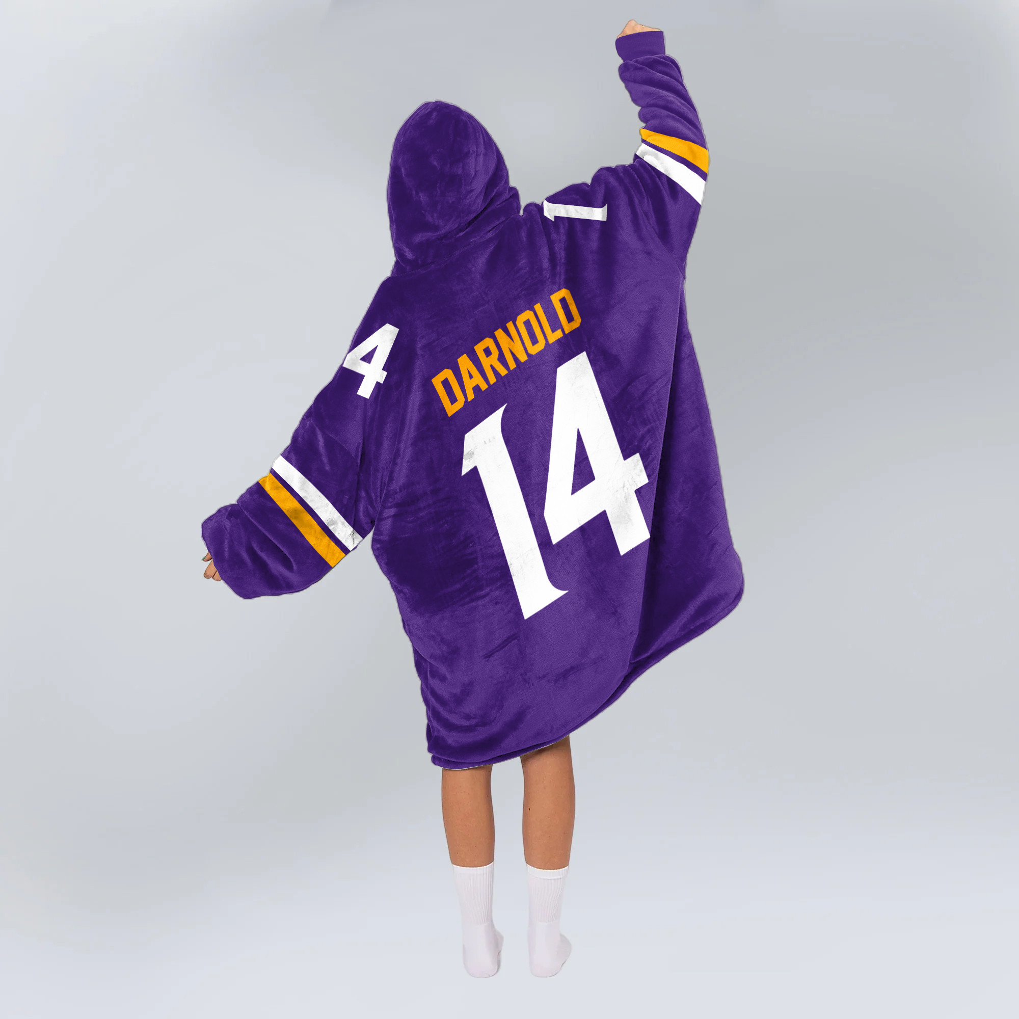 Adult SD 14 Minnesota Football Unisex Blanket Hoodie