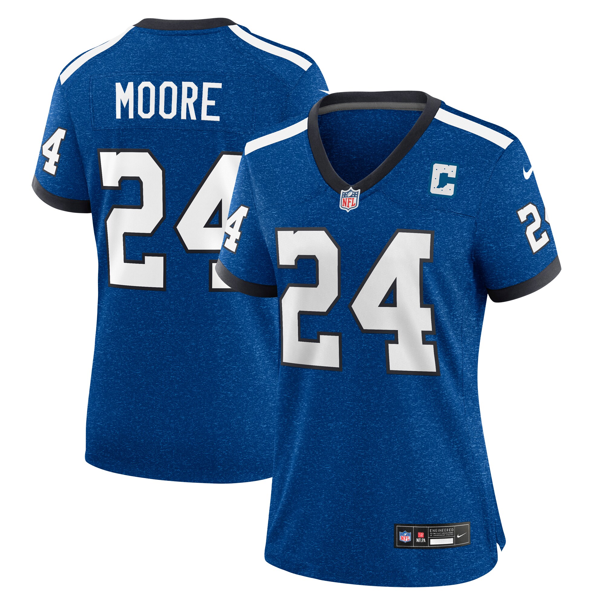 Lenny Moore Indianapolis Colts  Women's Indiana Nights Alternate Game Jersey - Royal