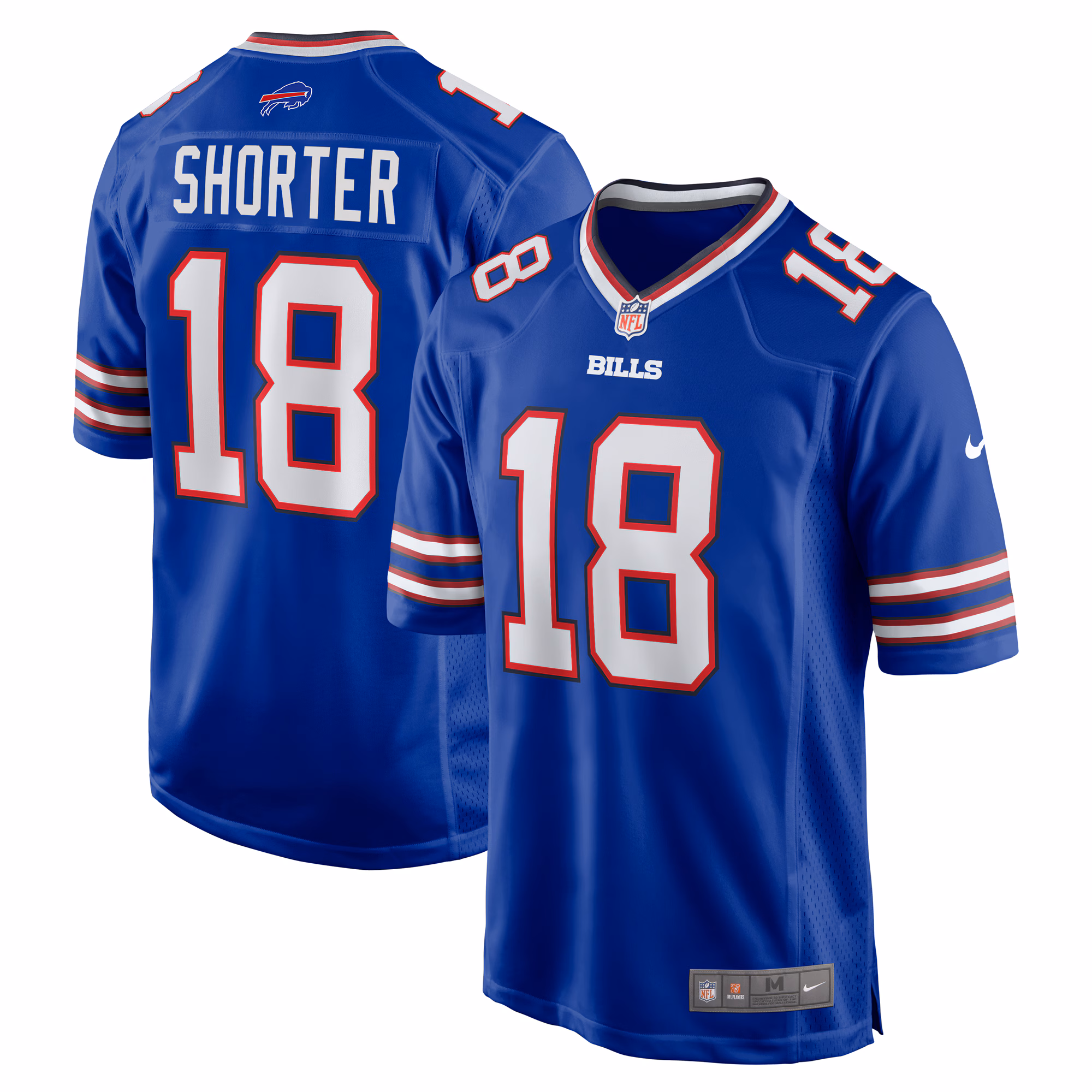 Justin Shorter Buffalo Bills Home Game Jersey - Royal