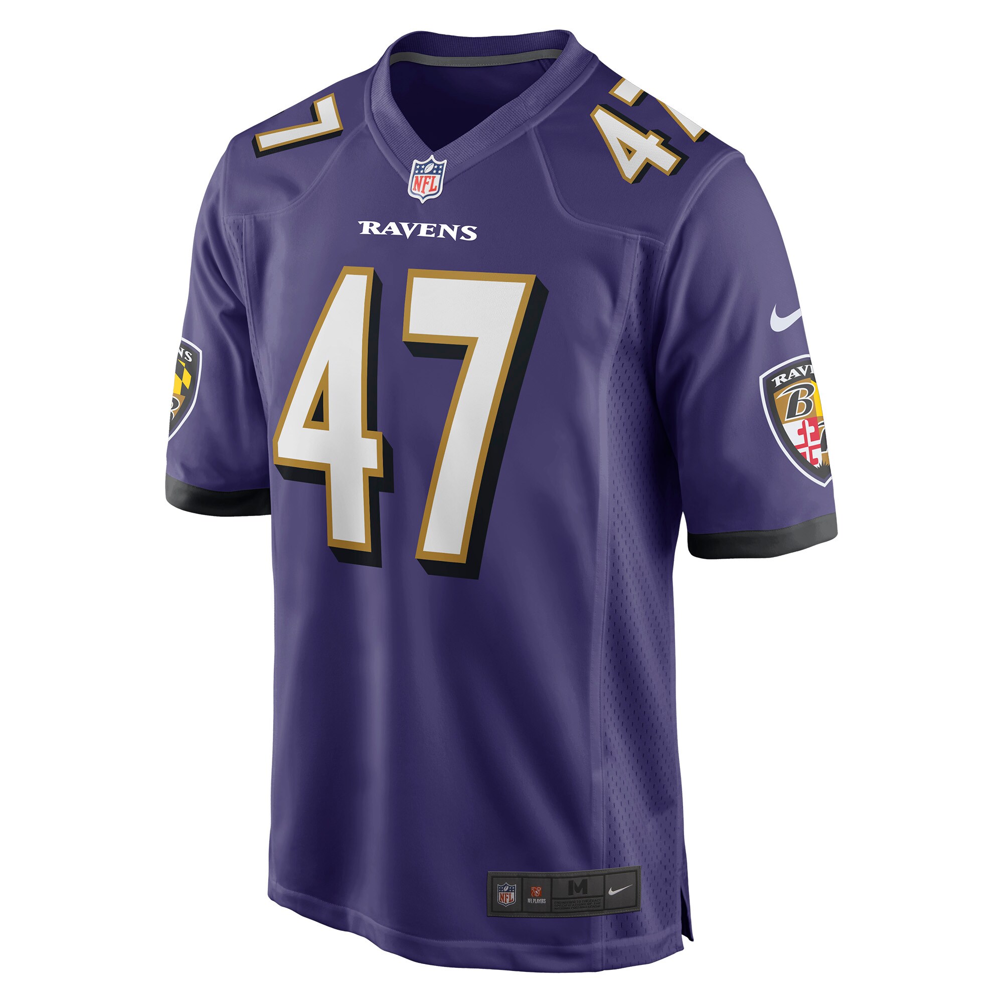 Vince Biegel Baltimore Ravens  Player Game Jersey - Purple