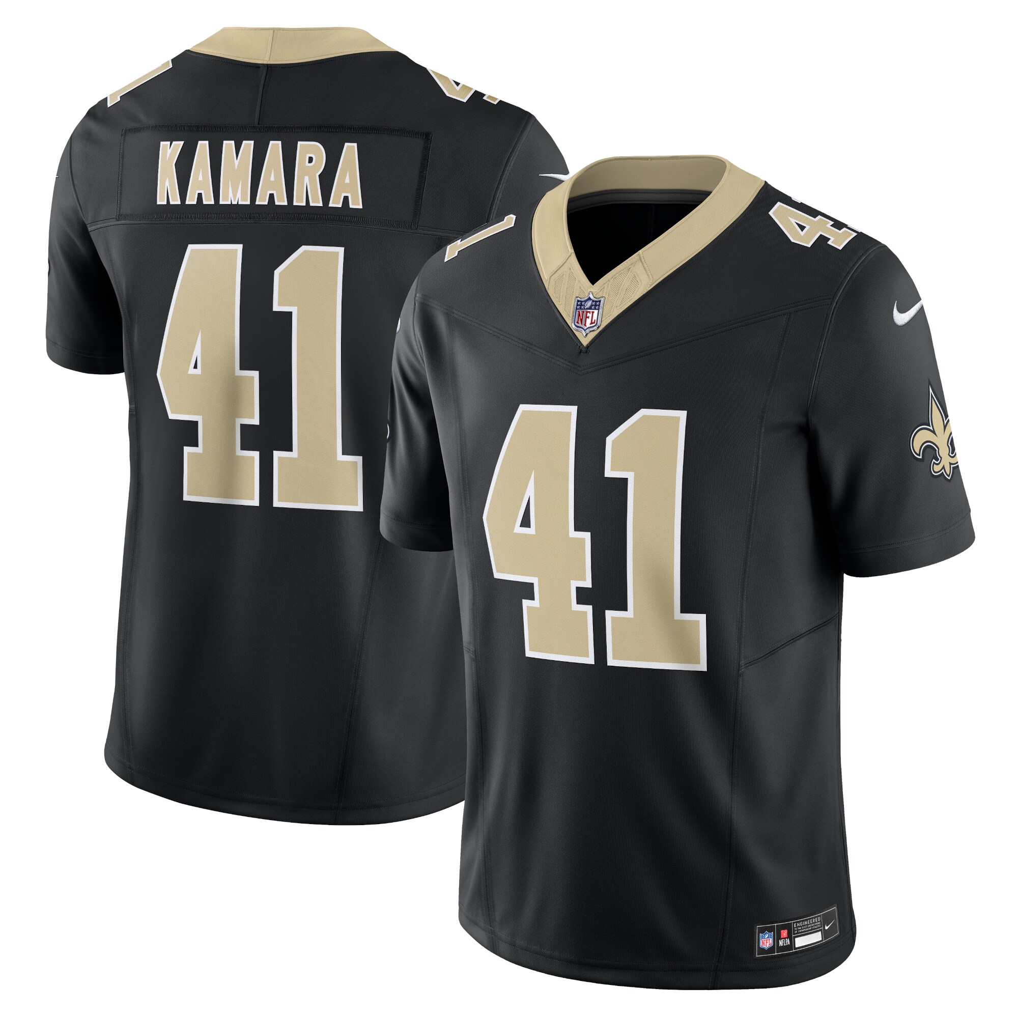 Alvin Kamara New Orleans Saints  Vapor F.U.S.E. Limited Jersey - Black