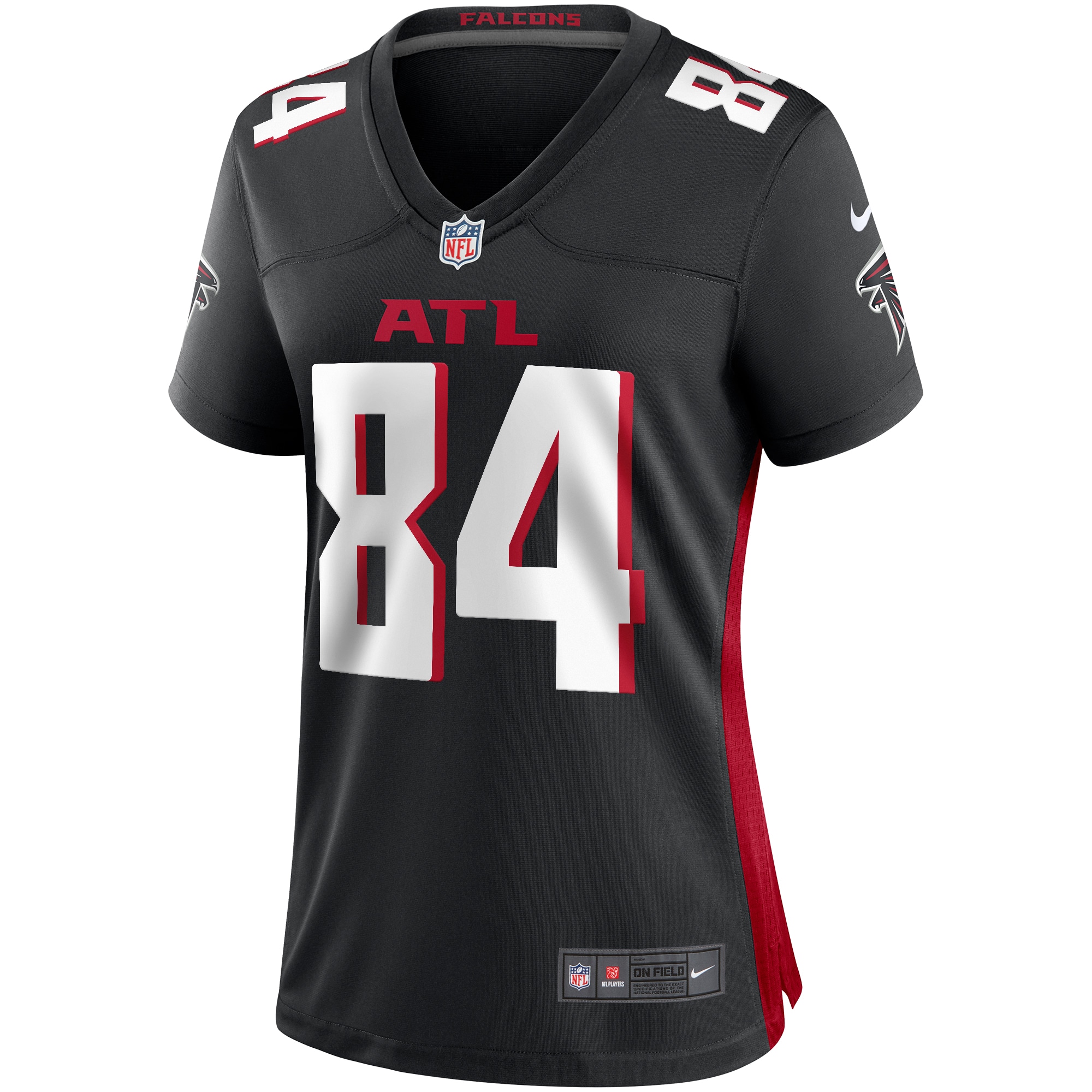 Alfred Jenkins Atlanta Falcons Women's Game Retired Player Jersey - Black