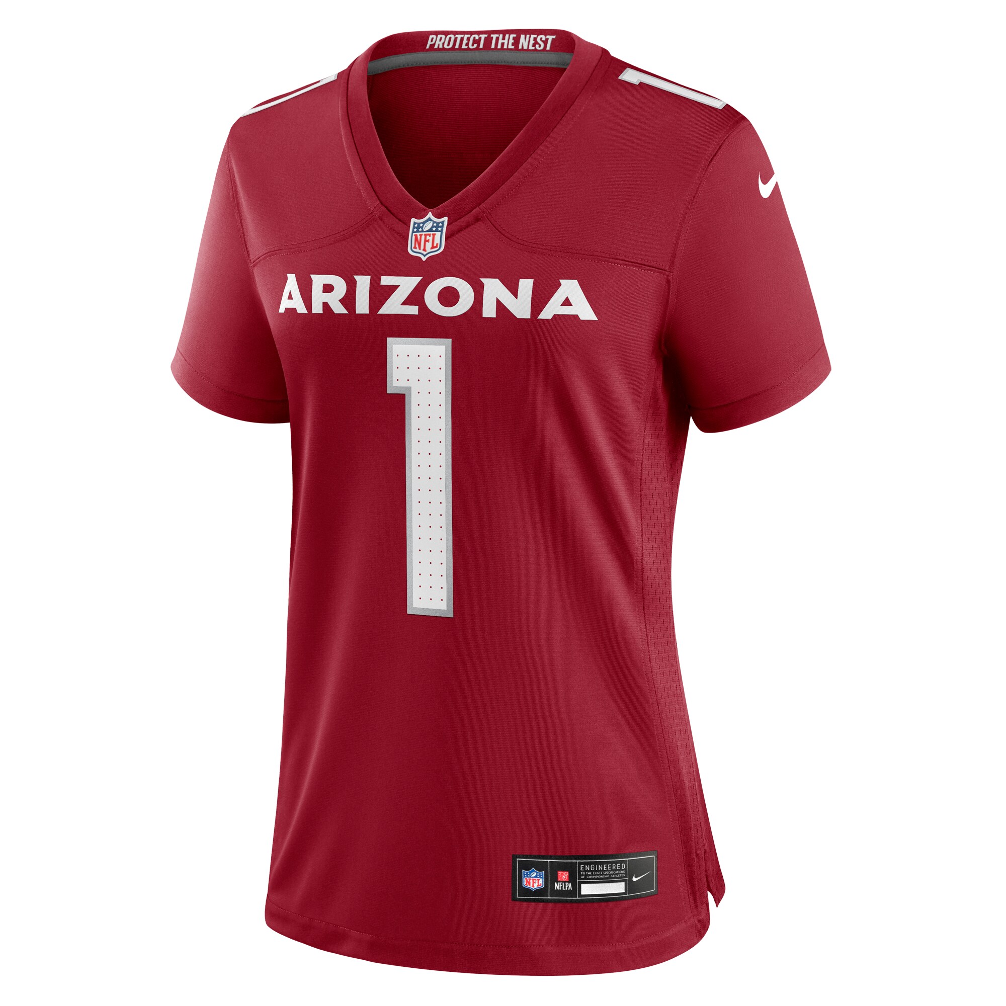 Number 1 Mom Arizona Cardinals  Women's Game Jersey - Cardinal
